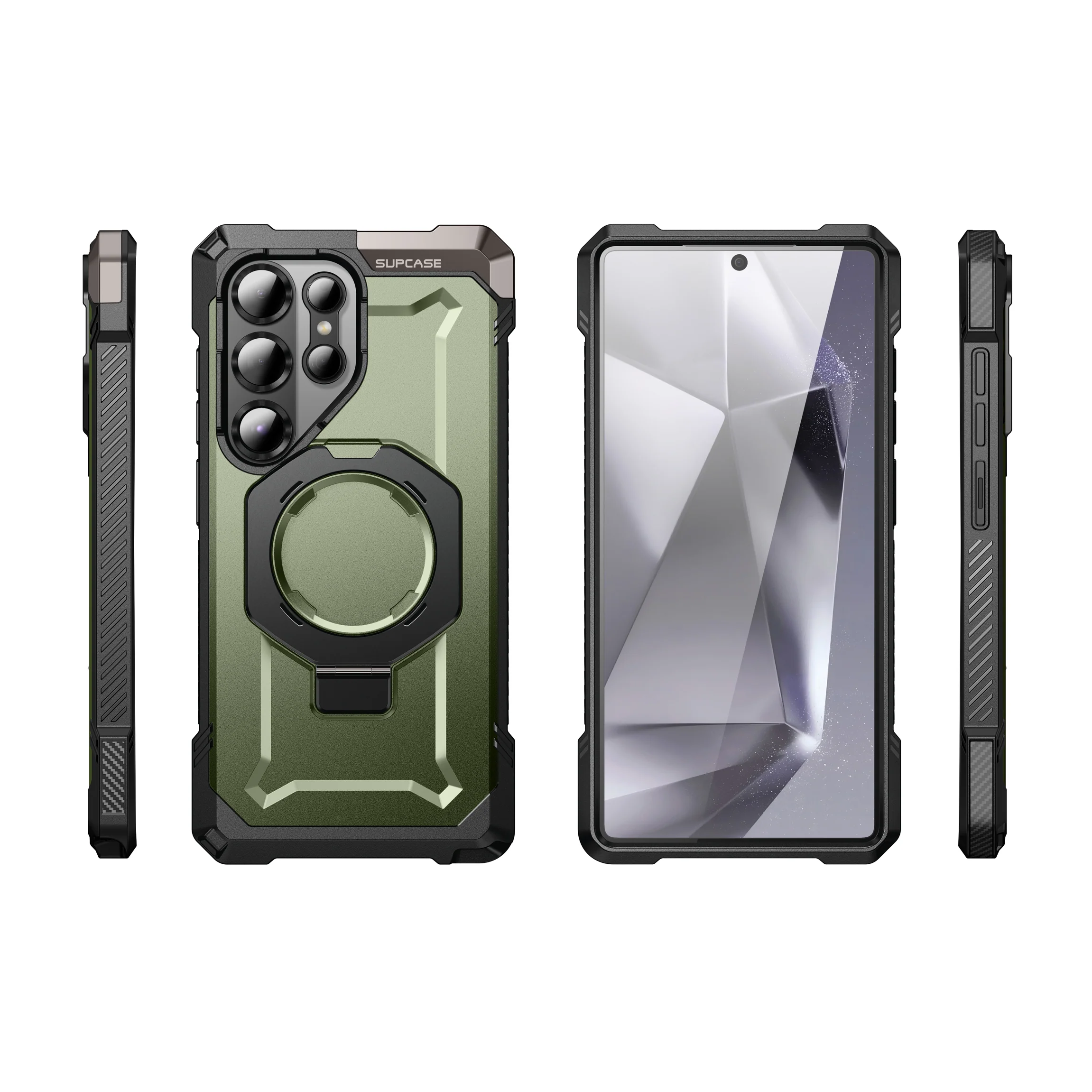 Galaxy S25 Ultra UB Grip MagSafe Phone Case-Dark Green - Image 4