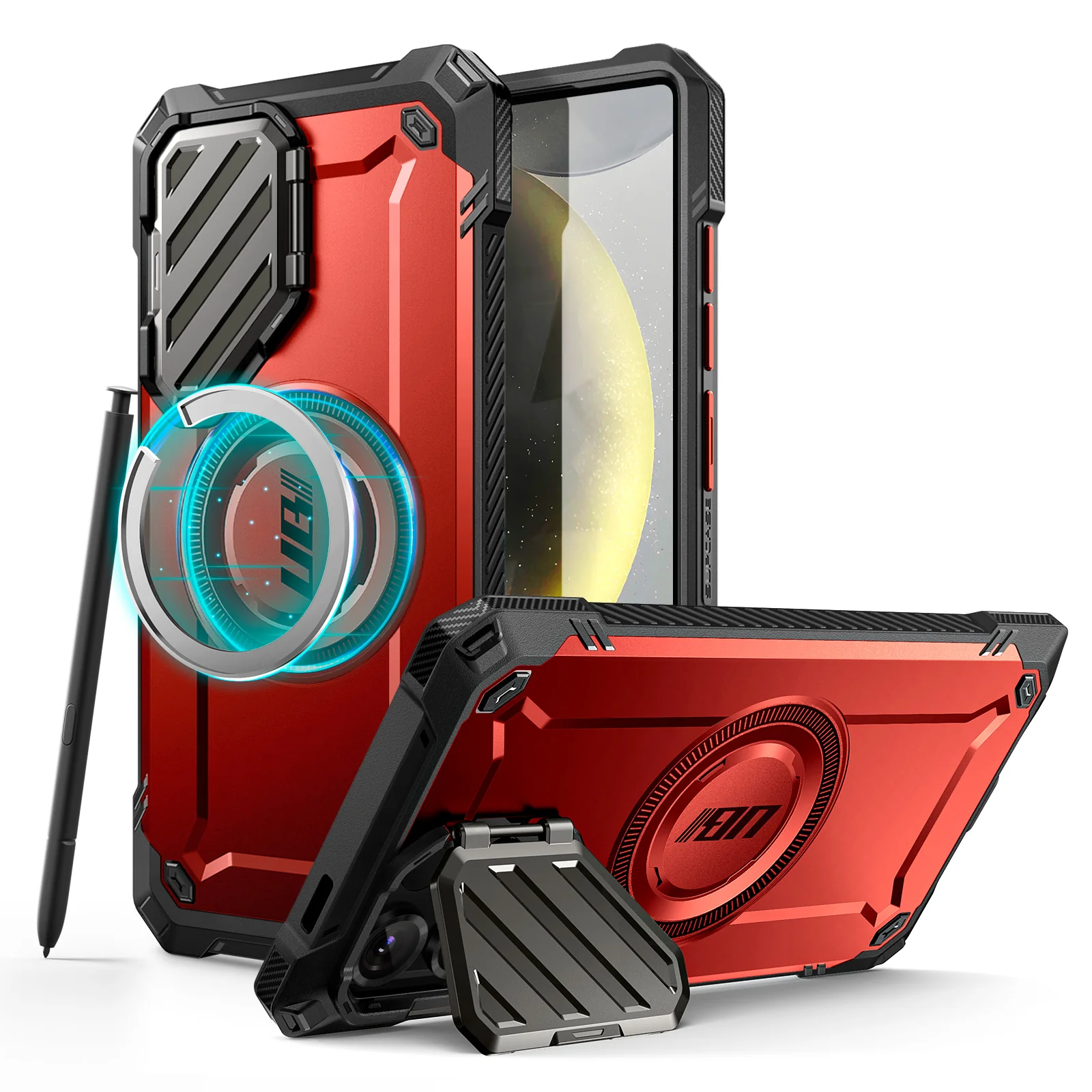 Galaxy S25 Ultra Unicorn Beetle MAG XT Bumper Case -Metallic Red - Image 4