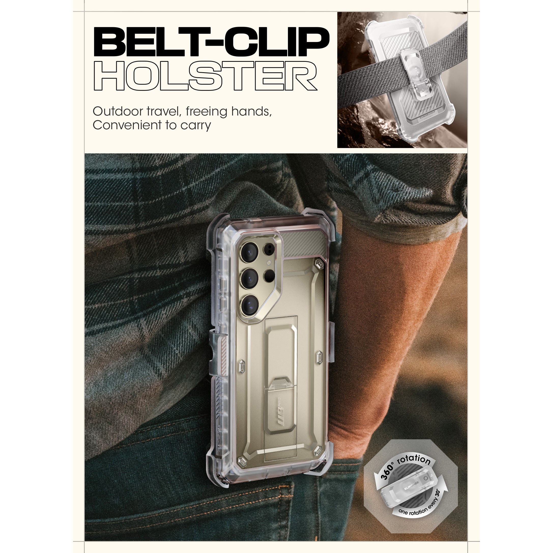 Galaxy S25 Ultra Unicorn Beetle PRO Rugged Case(open box)-Clear - Image 7
