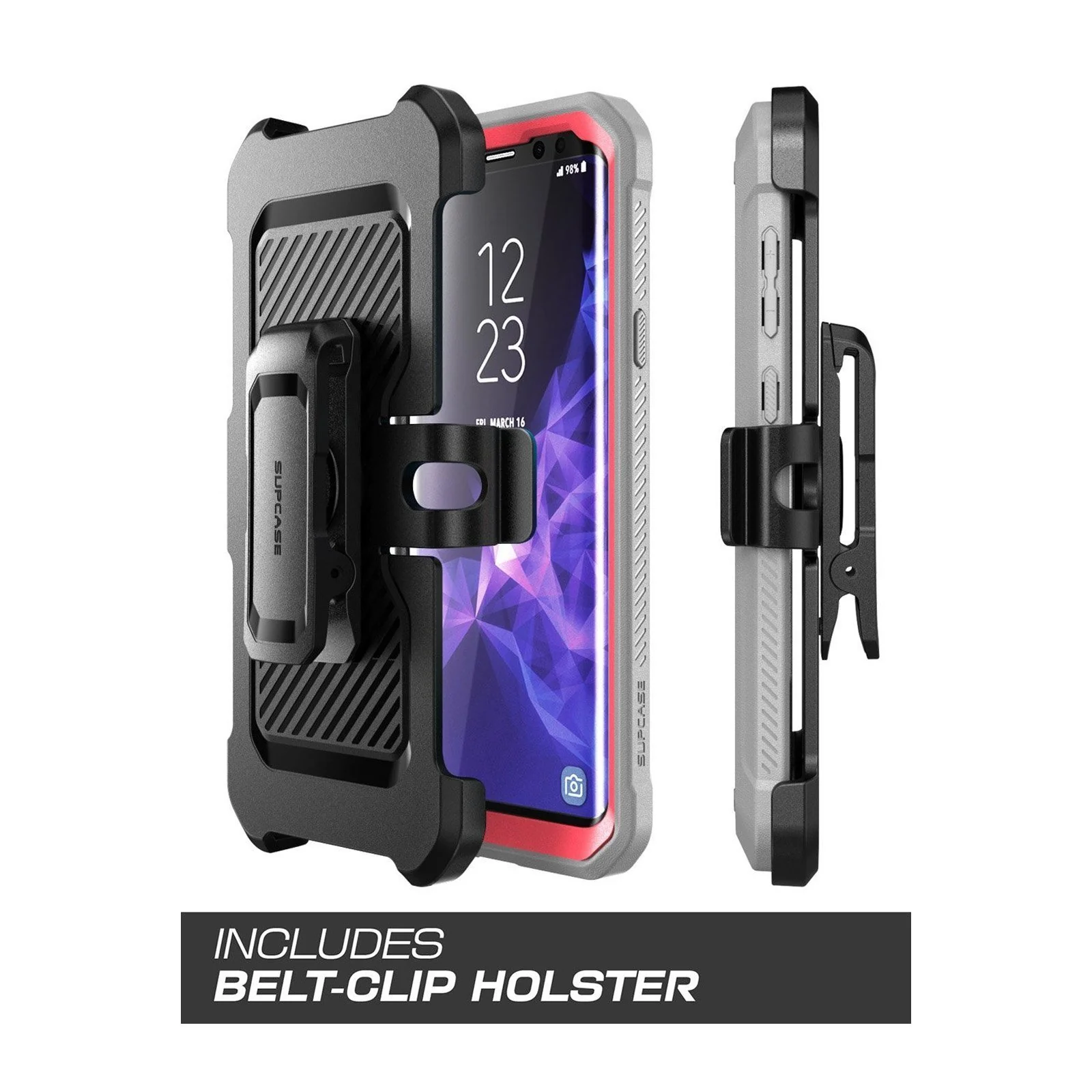 Galaxy S9 Unicorn Beetle Pro Full Body Rugged Holster Case-Pink - Image 4