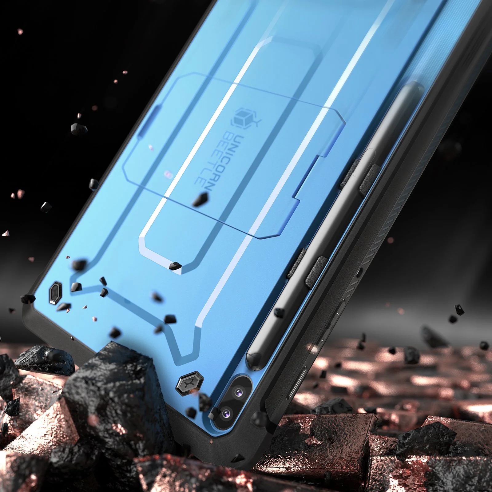 Galaxy Tab S6 (2019) Unicorn Beetle Pro Rugged Case-Blue - Image 6