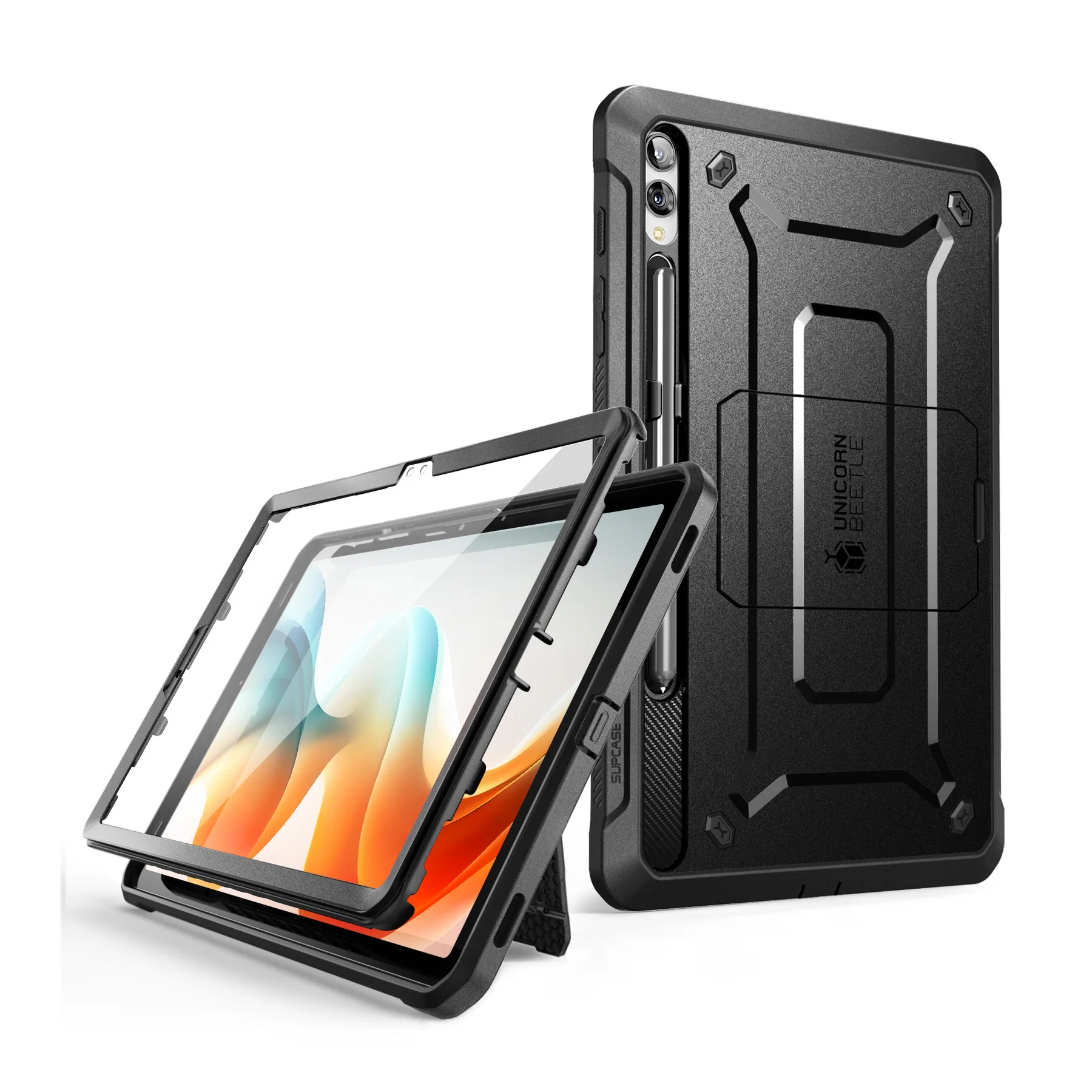 Galaxy Tab S10+ 12.4 inch (2024) Unicorn Beetle PRO Rugged Case-Black - Image 9