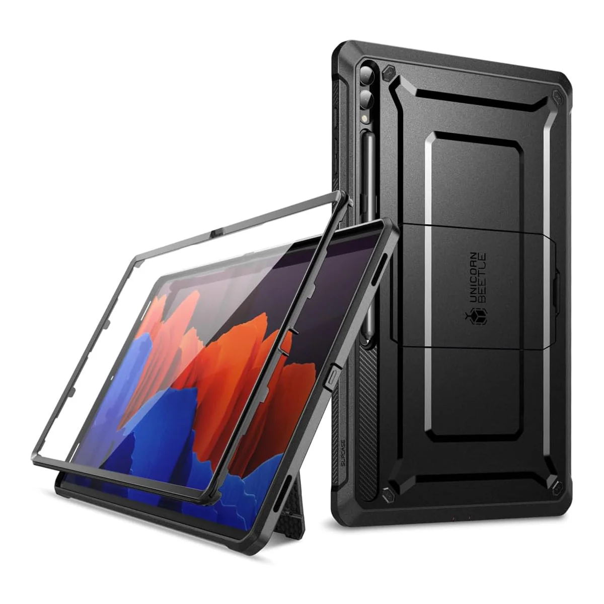 Galaxy Tab S10 Ultra (2024) Unicorn Beetle PRO Rugged Case-Black - Image 2