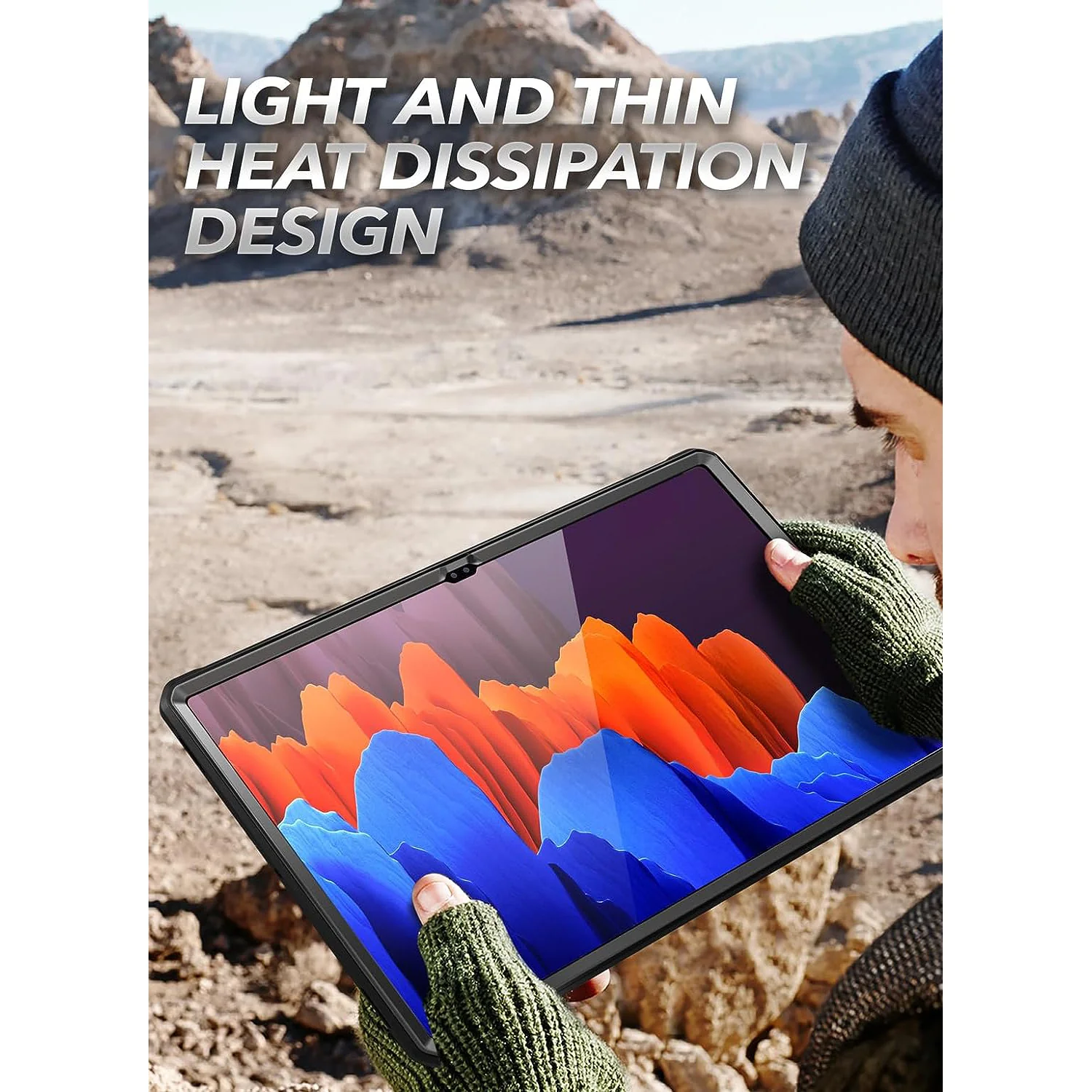 Galaxy Tab S10 Ultra (2024) Unicorn Beetle PRO Rugged Case-Black - Image 8