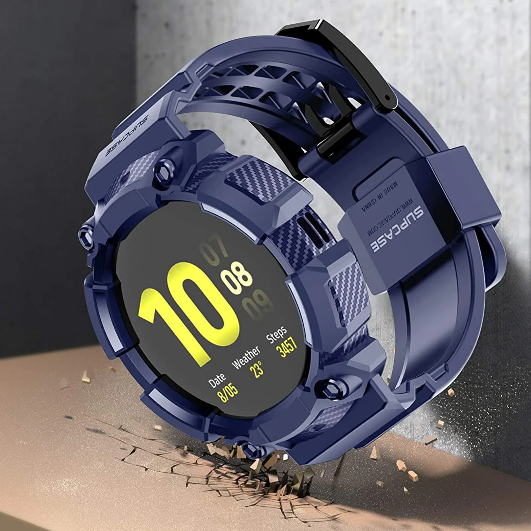 Galaxy Watch Active 2 44mm Unicorn Beetle Pro Wristband Case-Navy - Image 2
