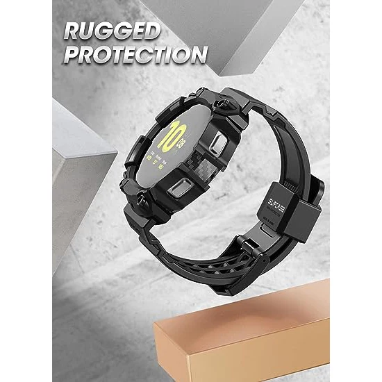 Galaxy Watch6 44mm Unicorn Beetle PRO Wristband Case-Black - Image 3