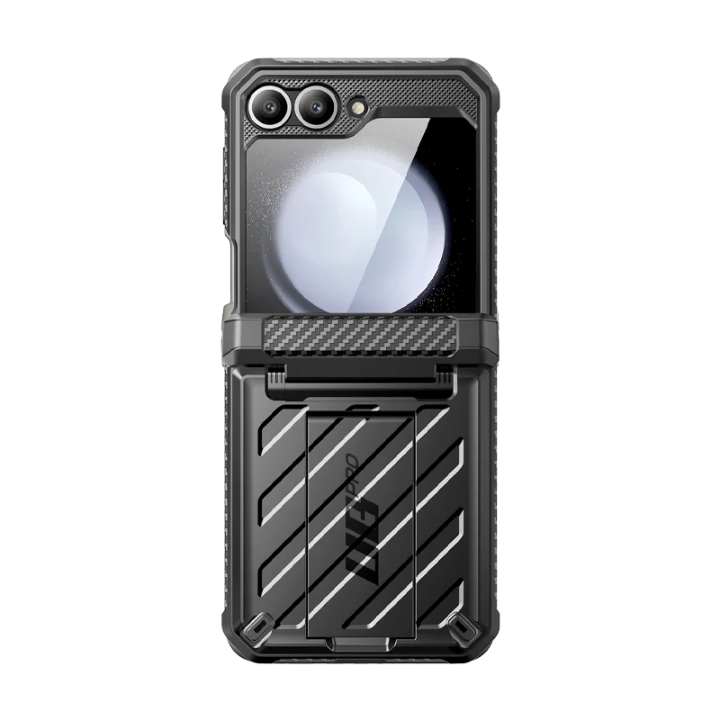 Galaxy Z Flip7 FE Unicorn Beetle PRO Rugged Case with Belt Clip-Black - Image 2
