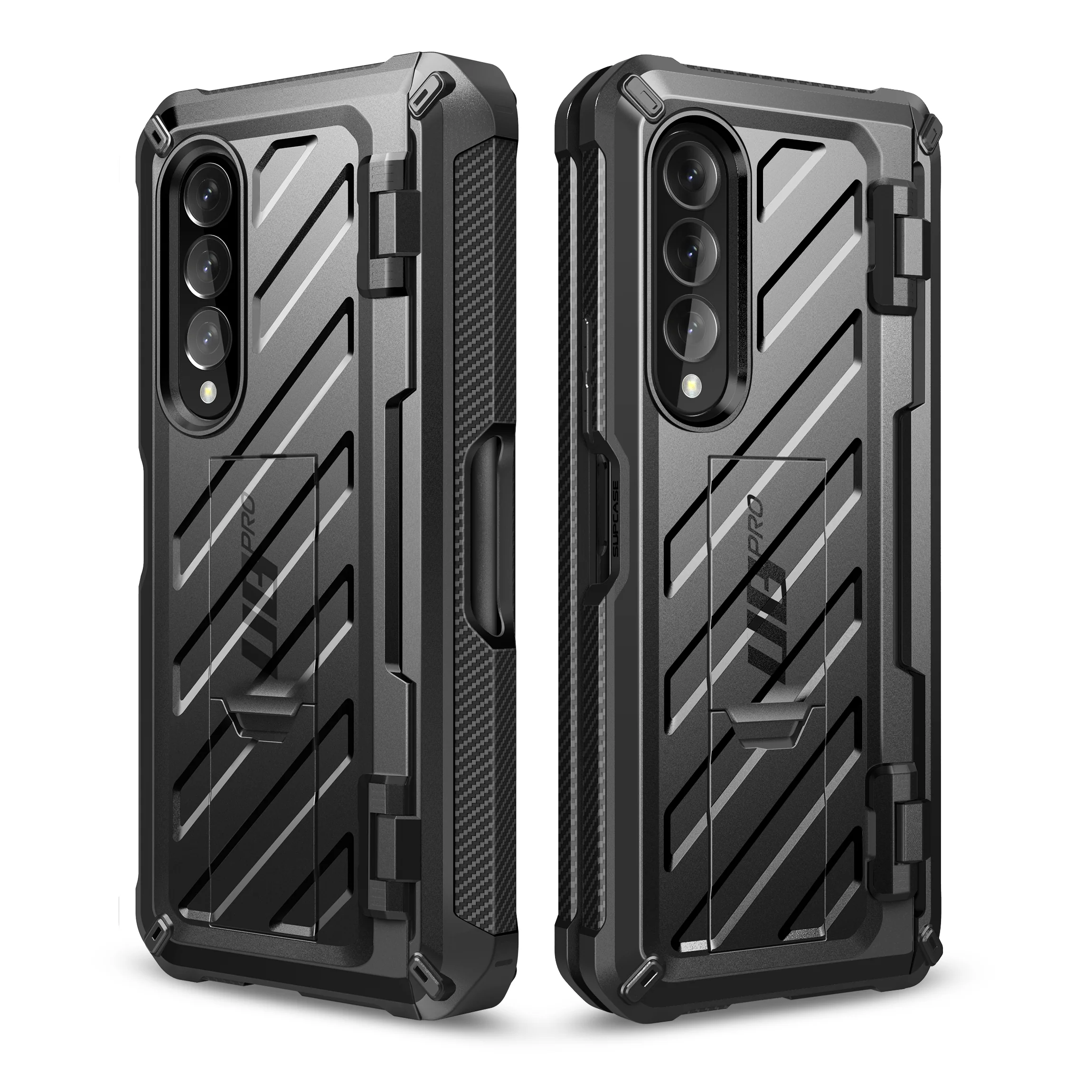 Galaxy Z Fold3 Unicorn Beetle PRO Rugged Case with S-Pen Holder-Black - Image 10