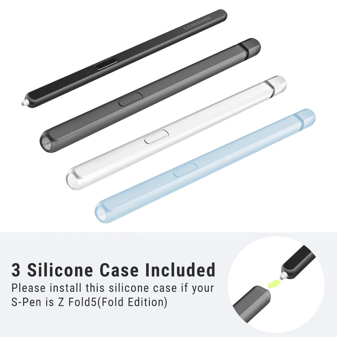 Galaxy Z Fold5 Silicone S-Pen (2023) Adapters - Multicolor - Image 4
