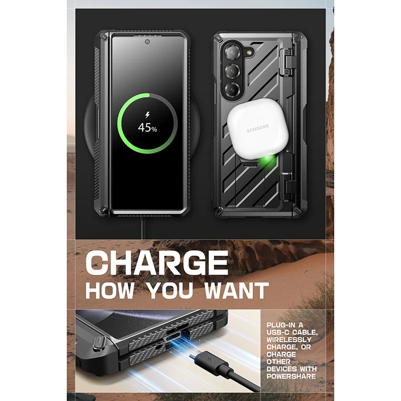 Galaxy Z Fold6 Unicorn Beetle PRO Rugged Case(open box) - Black - Image 11