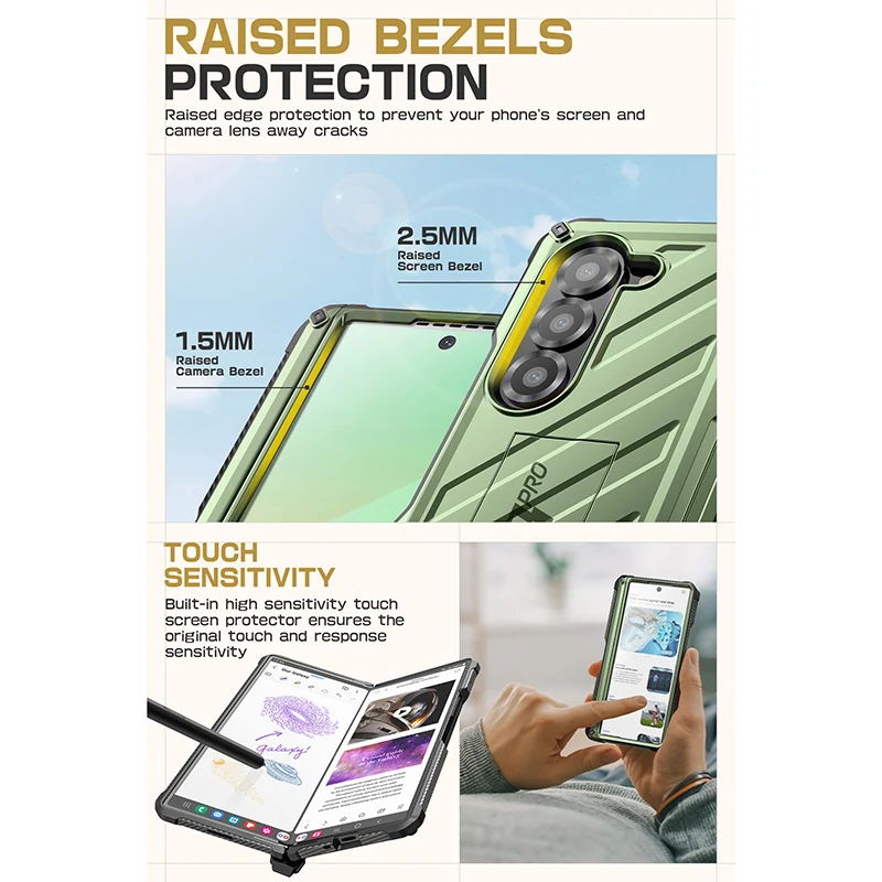 Galaxy Z Fold6 Unicorn Beetle PRO Rugged Case(open box) - Dark Green - Image 9