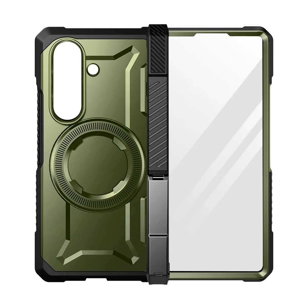 Galaxy Z Fold7 UB Grip MagSafe Case - Dark Green - Image 2