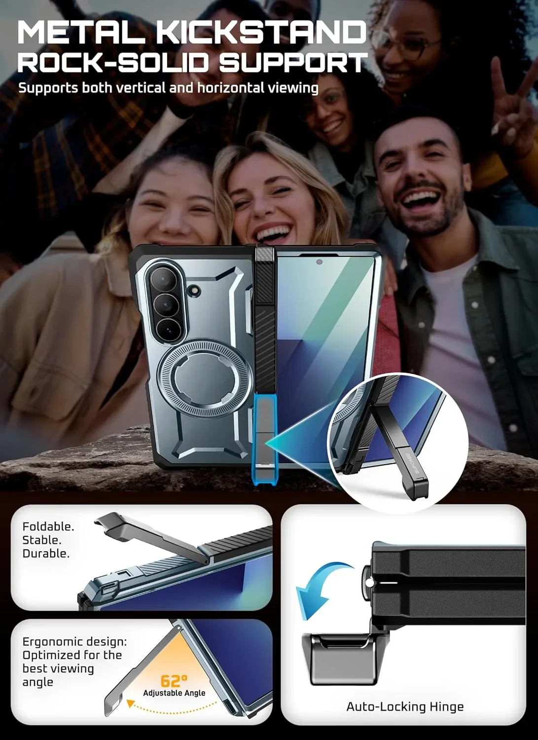 Galaxy Z Fold7 UB Grip MagSafe Case - Tilt - Image 10