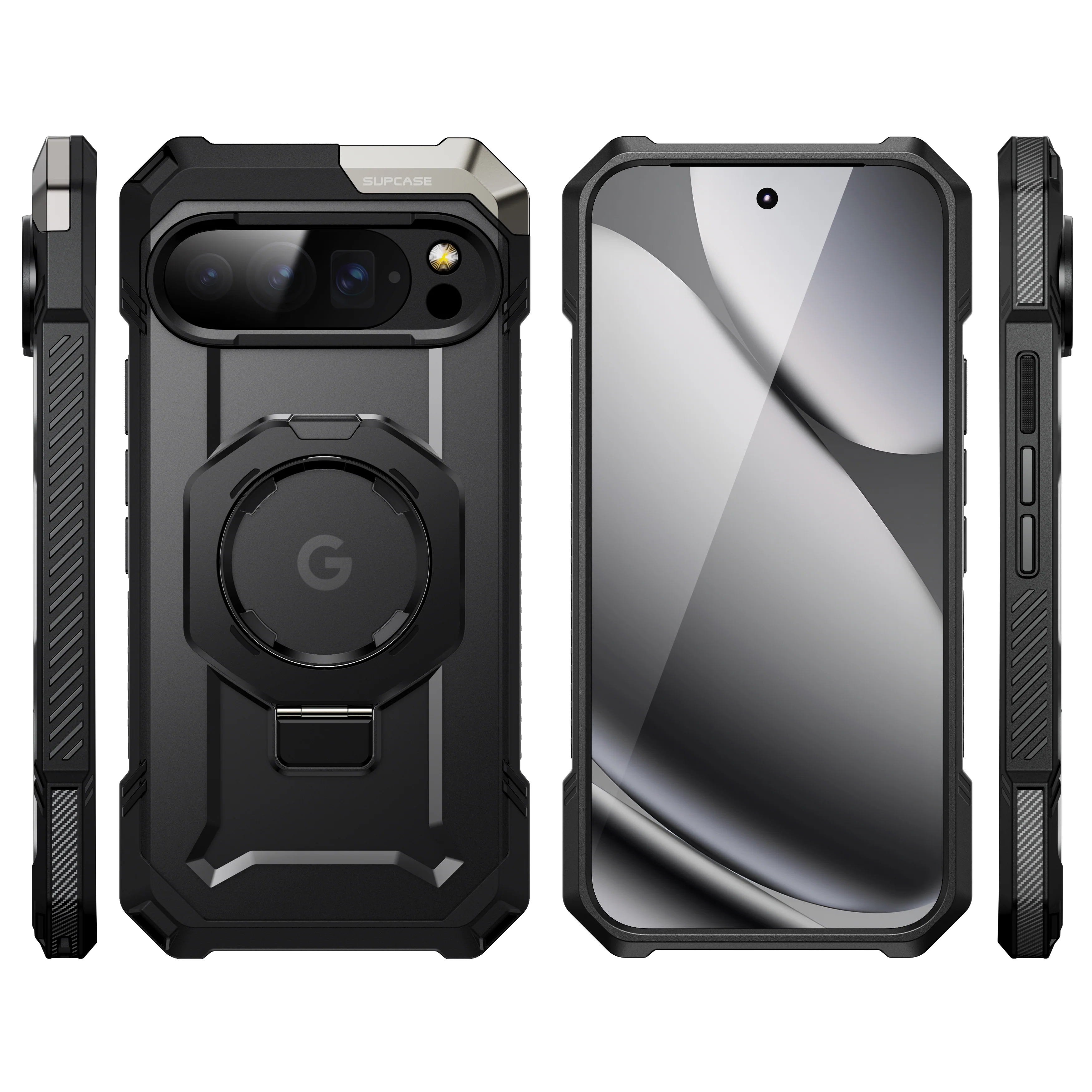 Google Pixel 10 Pro XL UB Grip Protective Phone Case-Black - Image 3