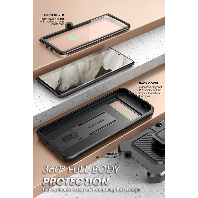 Google Pixel 8a Unicorn Beetle PRO Rugged Phone Case(open box)-Black - Image 4