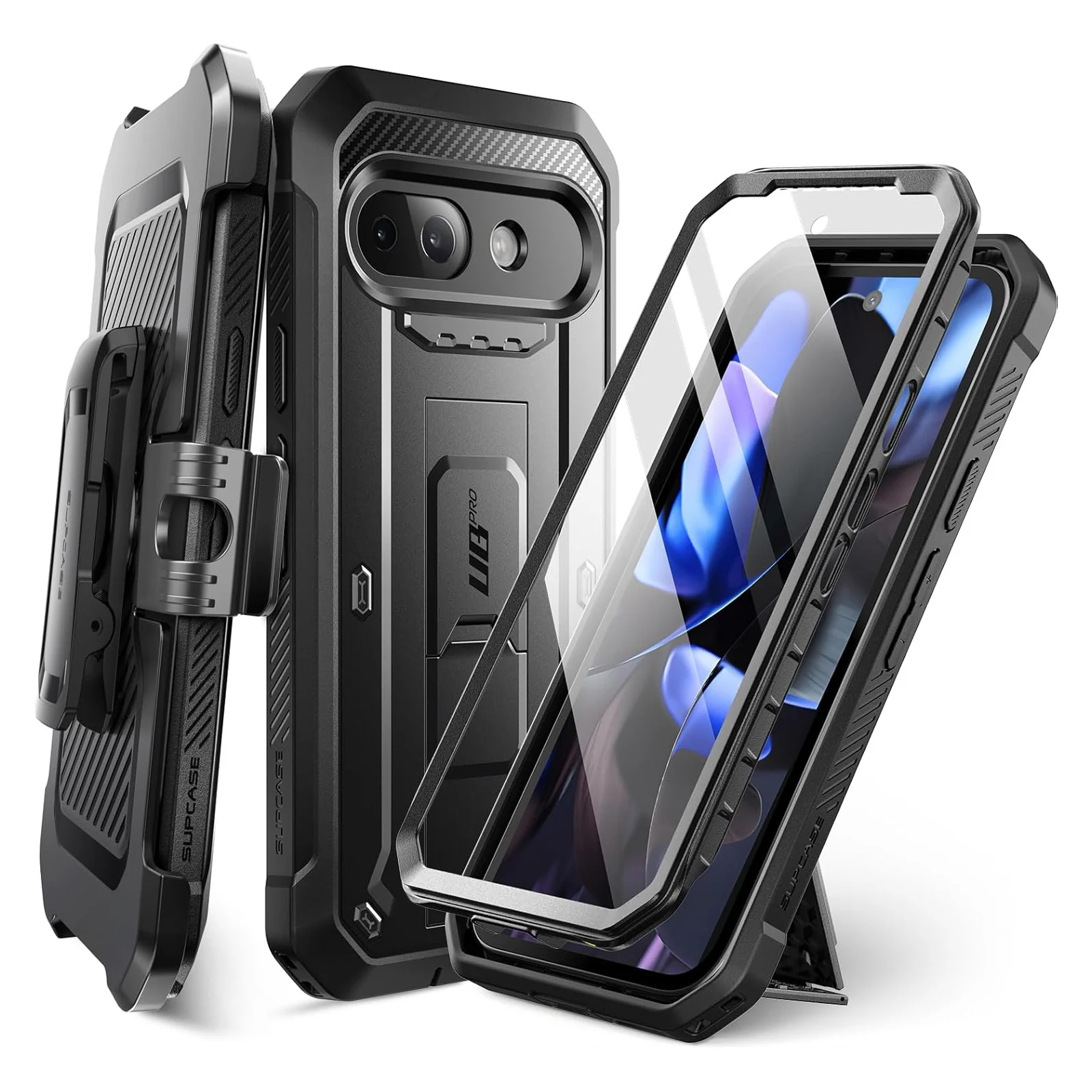 Google Pixel 9a Unicorn Beetle PRO Rugged Phone Case-Black - Image 2
