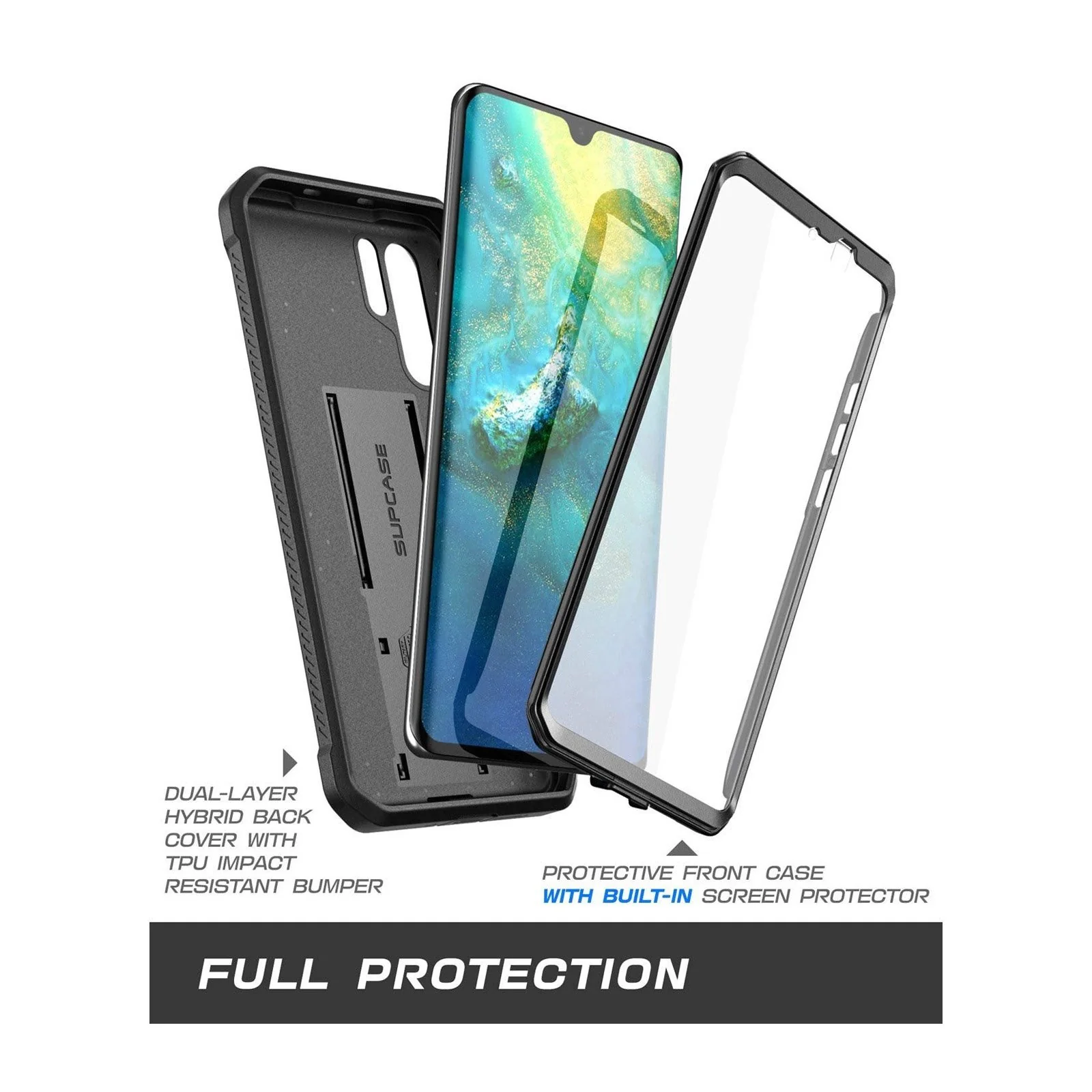 Huawei P30 Pro Unicorn Beetle Pro Rugged Holster Case-Black - Image 3