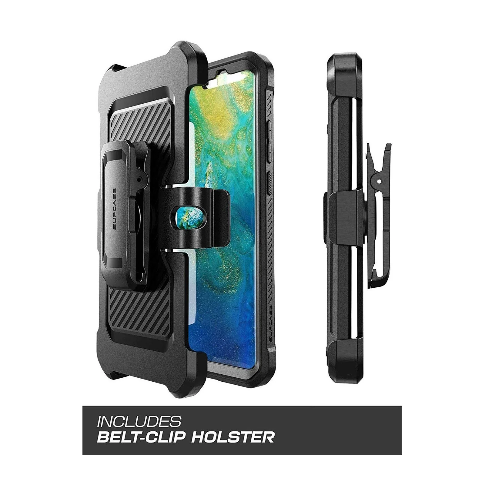 Huawei P30 Pro Unicorn Beetle Pro Rugged Holster Case-Black - Image 4