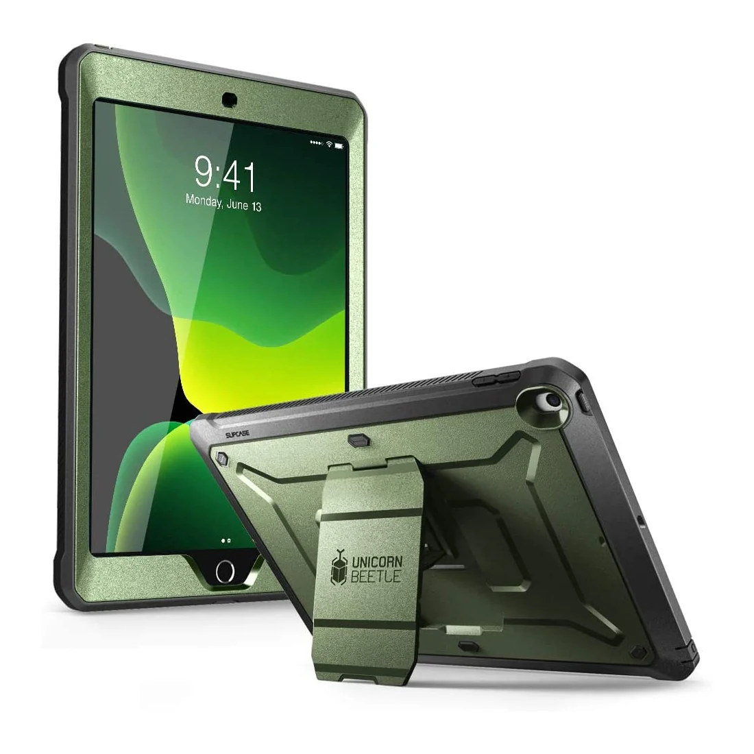 iPad 10.2 inch Unicorn Beetle PRO Rugged Case-Dark Green - Image 2