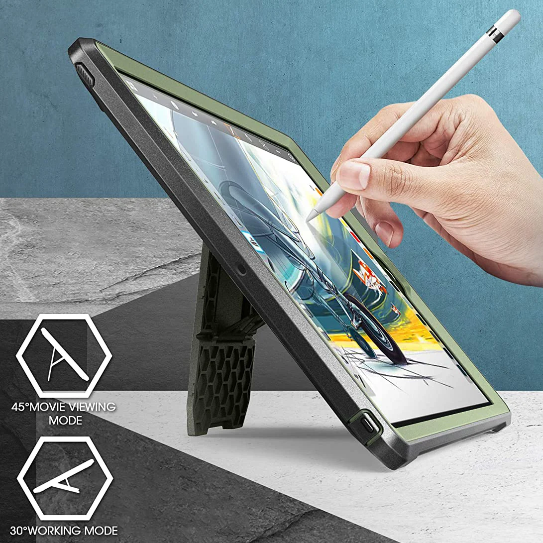 iPad 10.2 inch Unicorn Beetle PRO Rugged Case-Dark Green - Image 3