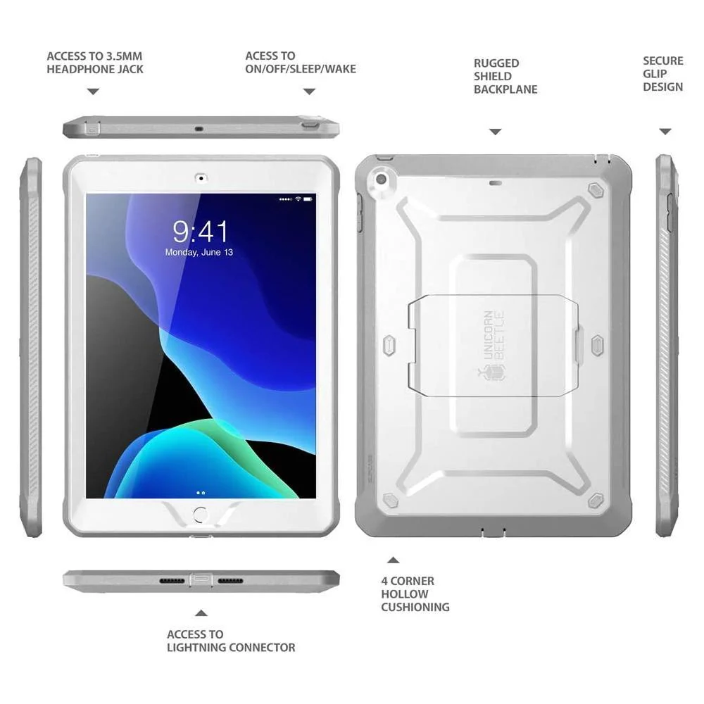 iPad 10.2 inch Unicorn Beetle PRO Rugged Case-White - Image 7
