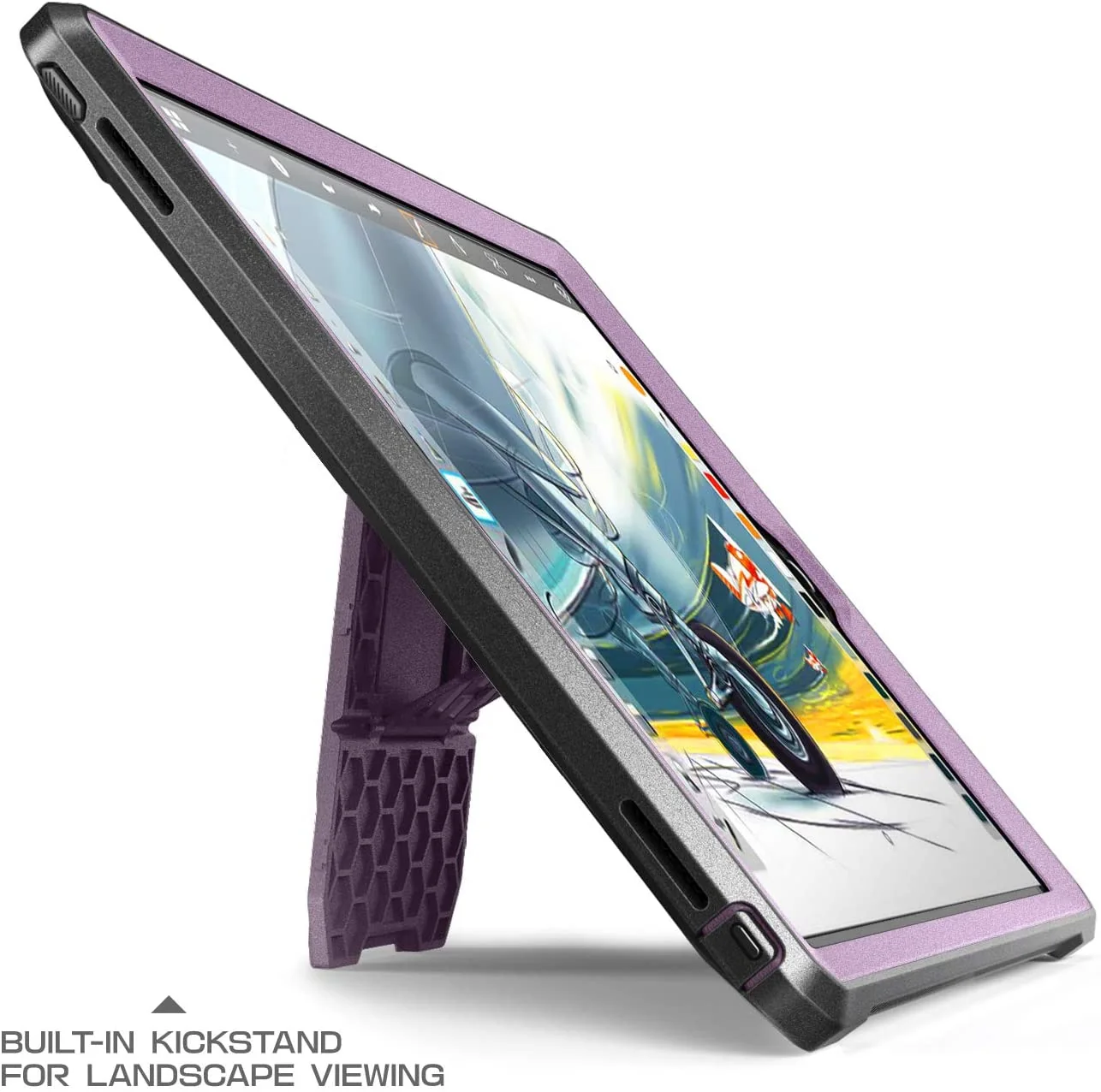 iPad 9.7 inch Unicorn Beetle Pro Full-Body Case-Metallic Purple - Image 3