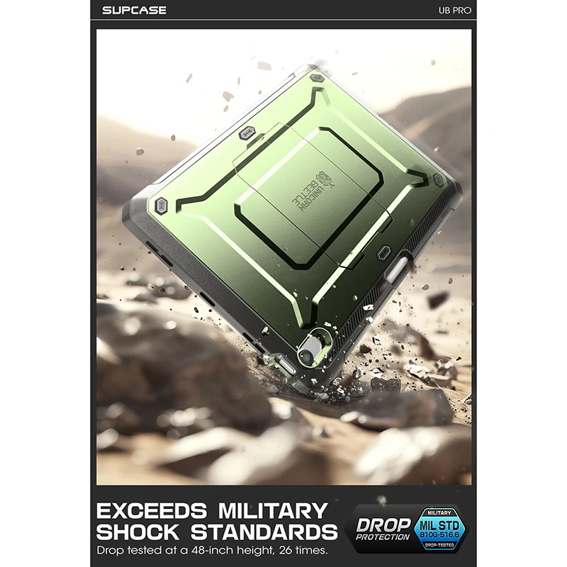 iPad Air 13 Inch (2024) Unicorn Beetle Pro Rugged Case-Dark Green - Image 5