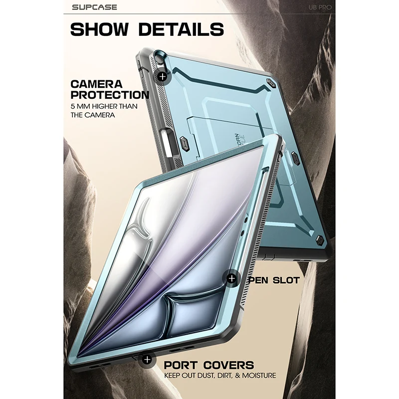 iPad Air 13 Inch (2024) Unicorn Beetle Pro Rugged Case(open box)-Arctic Blue - Image 7