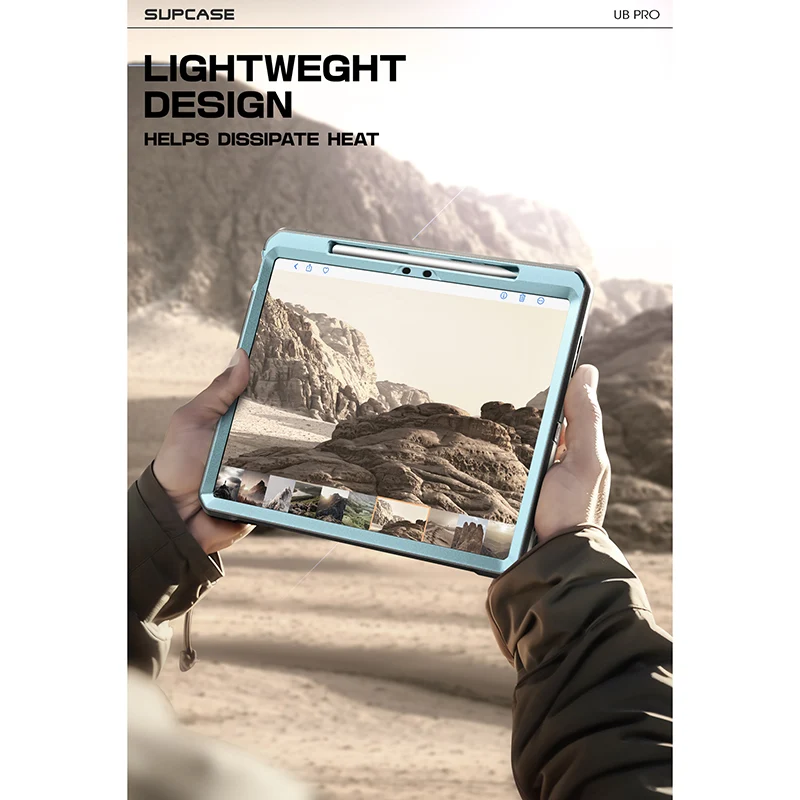 iPad Air 13 Inch (2024) Unicorn Beetle Pro Rugged Case(open box)-Arctic Blue - Image 8