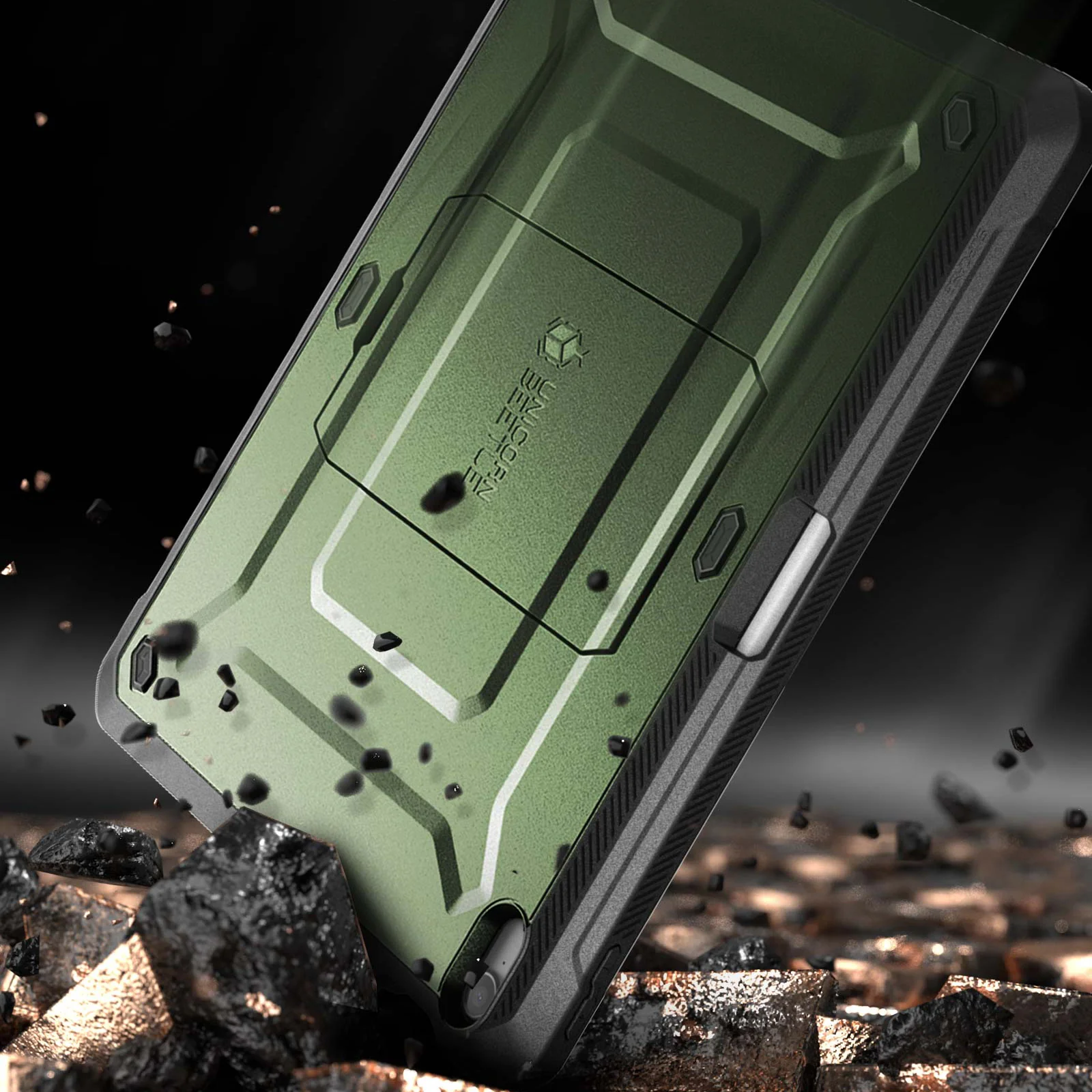 iPad Air 4 / 5 Unicorn Beetle PRO Rugged Kickstand Case-Dark Green - Image 3