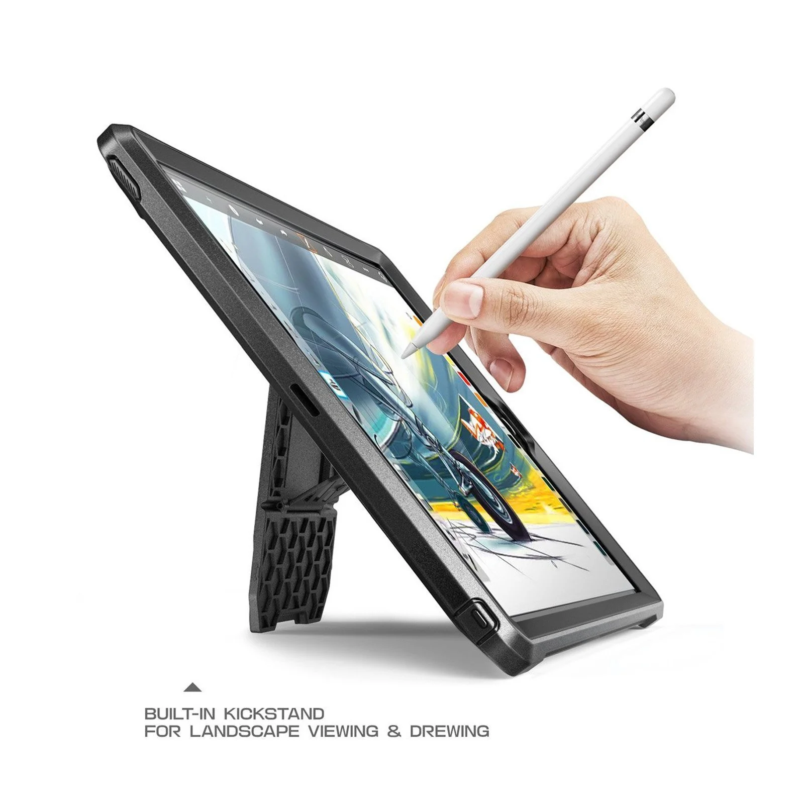 iPad mini 5 Unicorn Beetle PRO Shockproof Rugged Case-Black - Image 3
