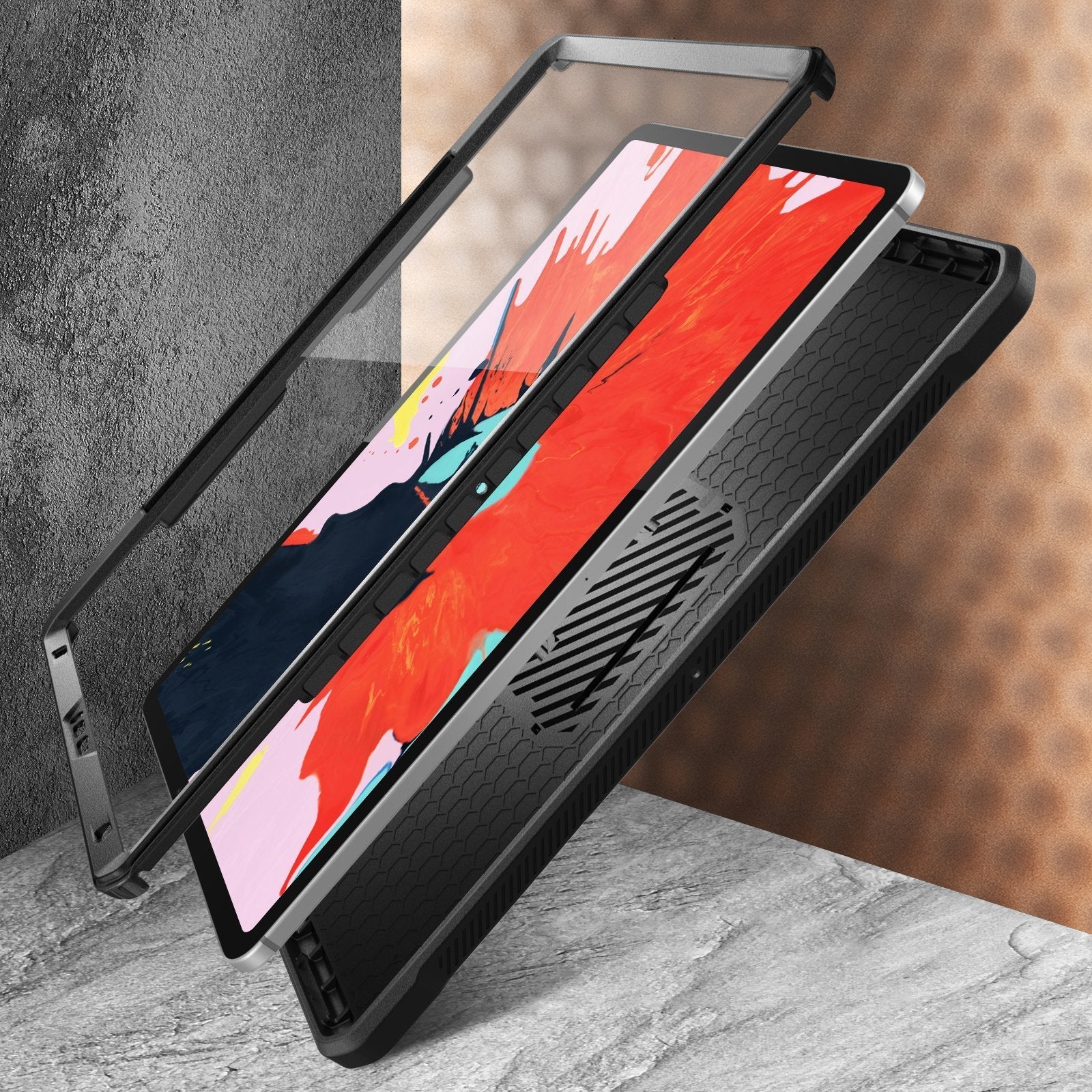 iPad Pro 12.9 Inch (2020) Unicorn Beetle Pro Rugged Case(open box)-Black - Image 4