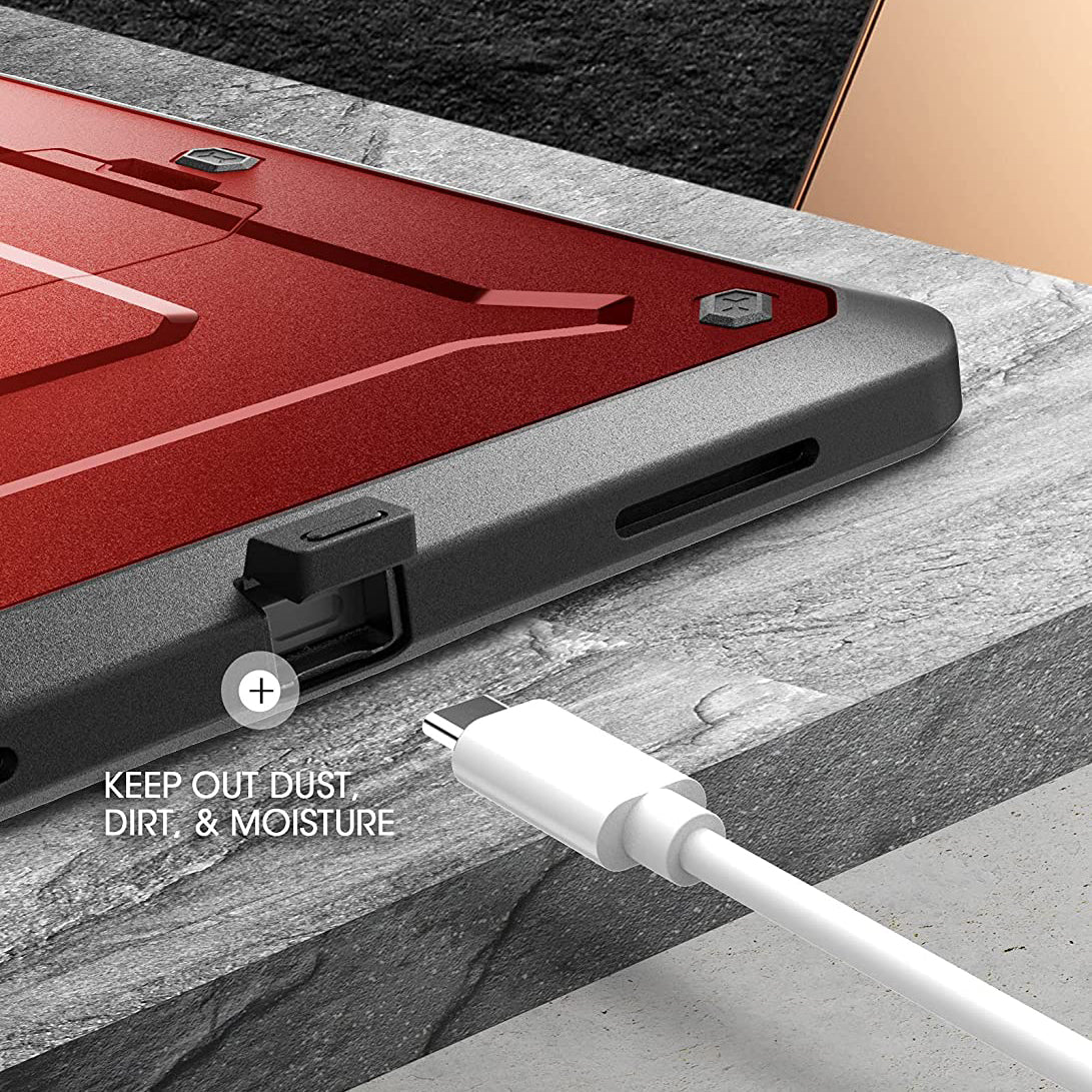 iPad Pro 12.9 Inch (2021) Unicorn Beetle Pro Rugged Case-Metallic Red - Image 4