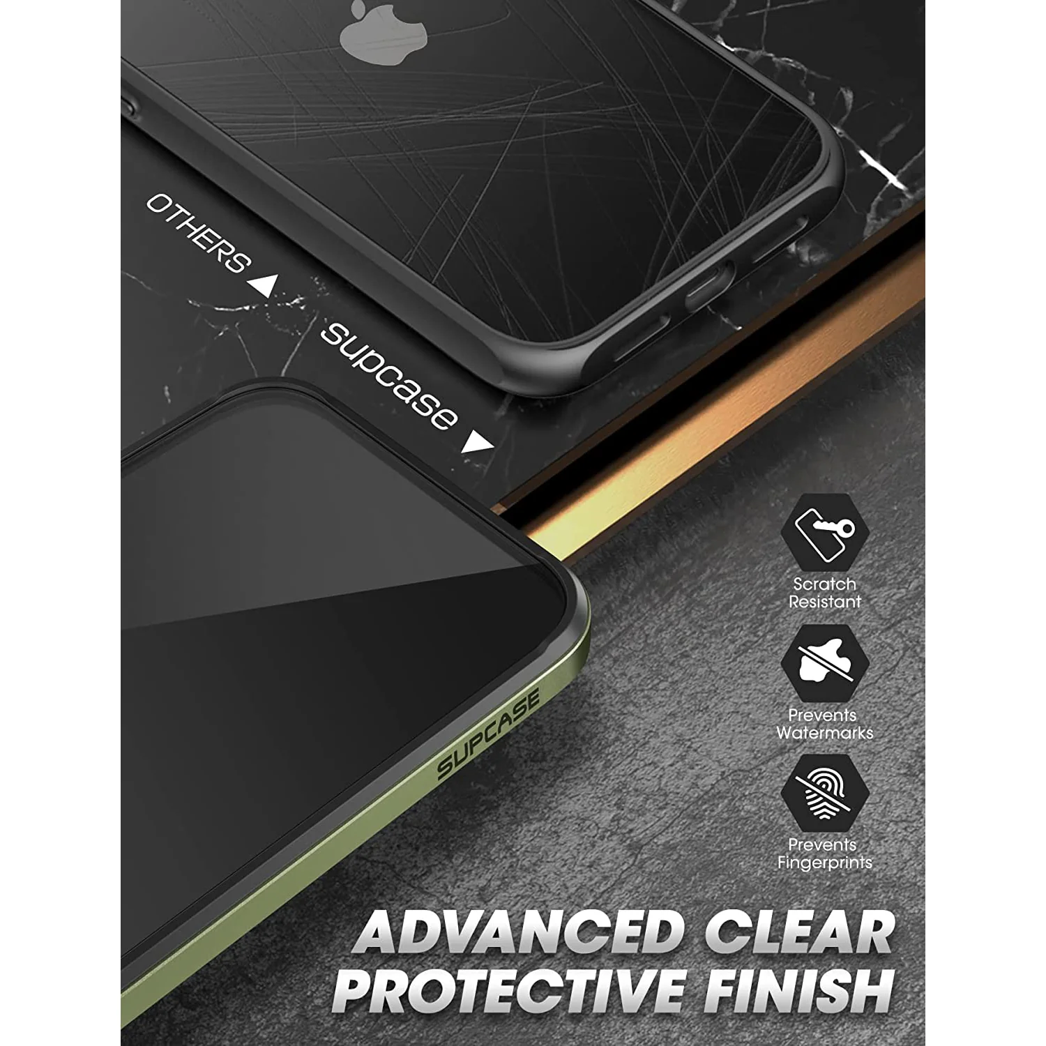 iPhone 11 6.1 inch Unicorn Beetle Edge Clear Bumper Case-Dark Green - Image 7