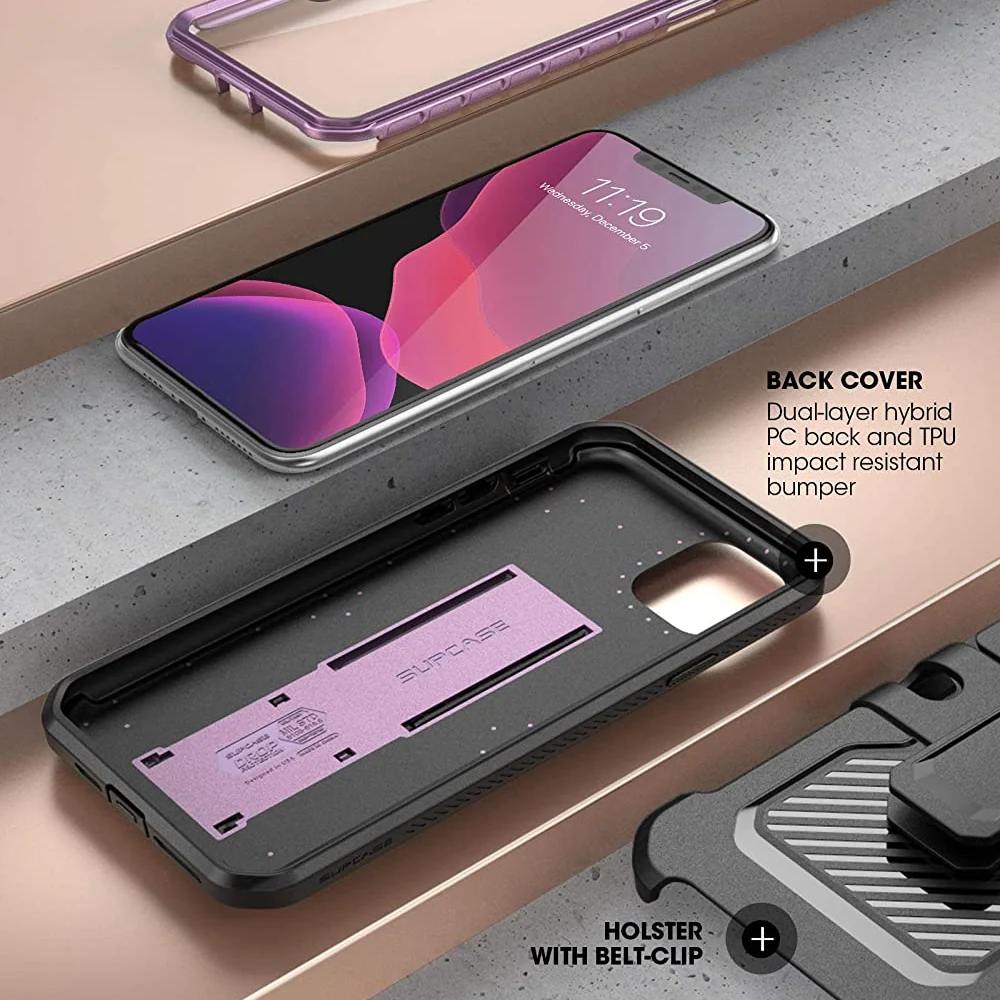 iPhone 11 6.1 inch Unicorn Beetle Pro Rugged Case-Metallic Purple - Image 4