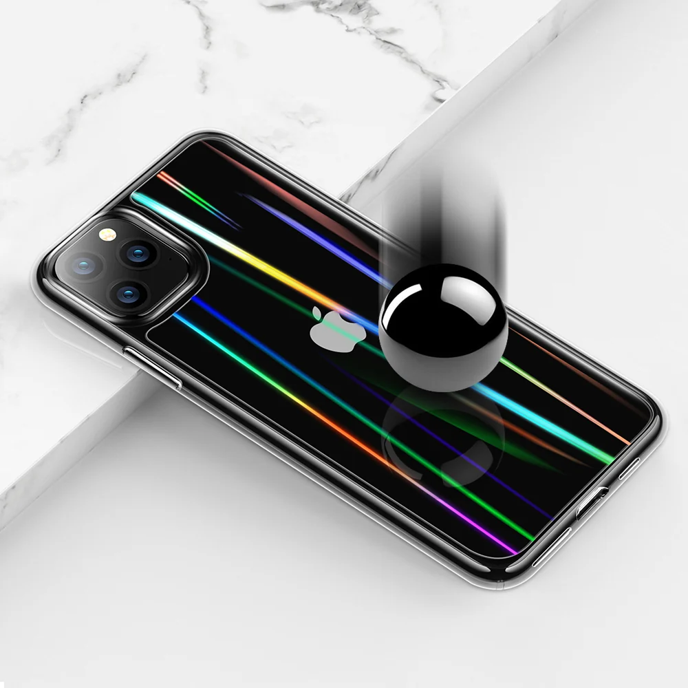 iPhone 11 Pro 5.8 inch Unicorn Beetle GLASS Slim Clear Case-Laser - Image 4