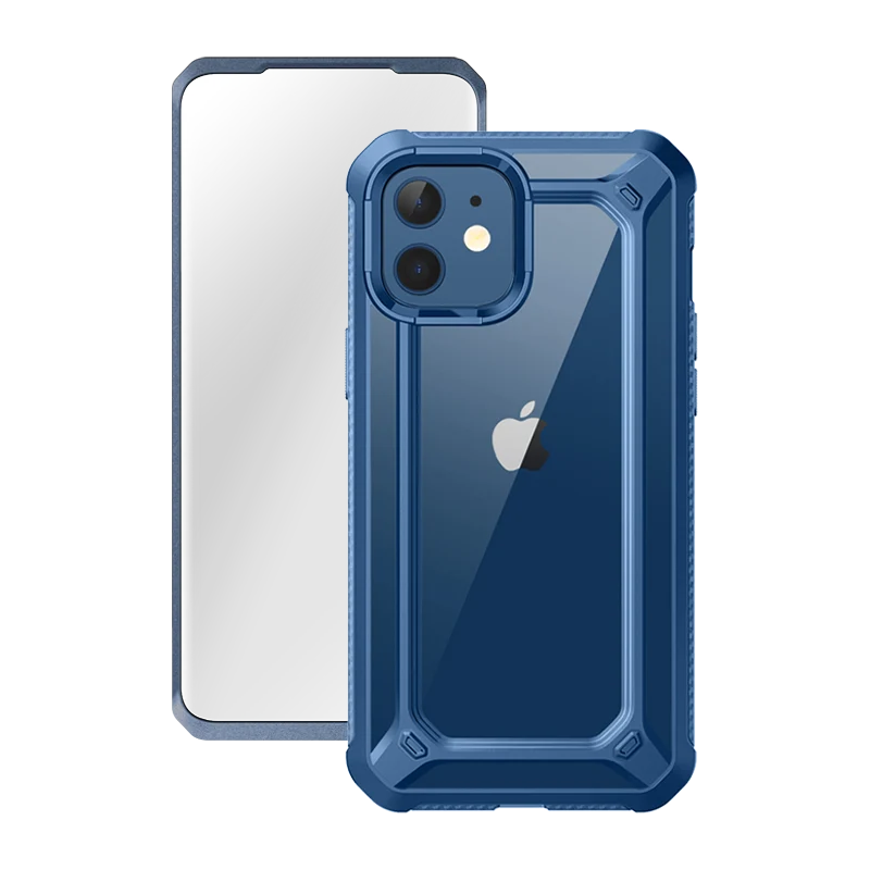 iPhone 12 mini 5.4 inch Unicorn Beetle Exo with Screen Protector Clear Case-Blue - Image 10