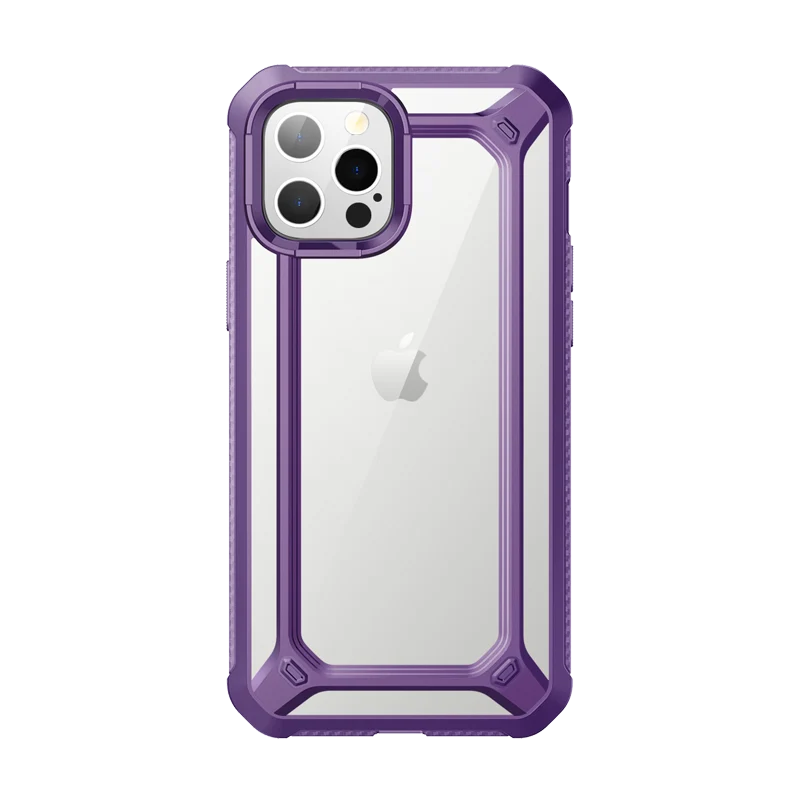 iPhone 12 Pro Max 6.7 inch Unicorn Beetle Exo Clear Case-Purple - Image 6