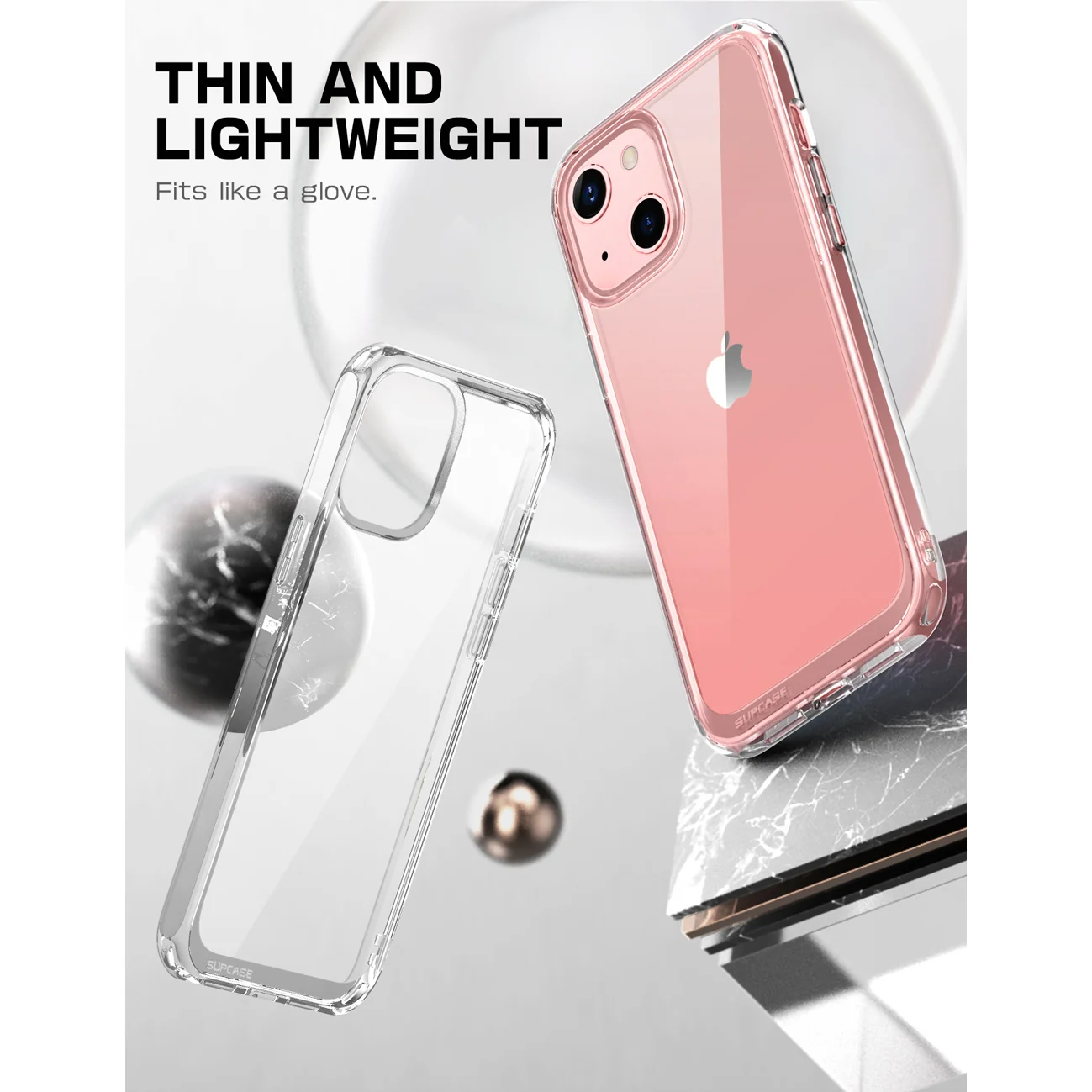 iPhone 13 6.1 inch Unicorn Beetle Style Slim Clear Case-Clear - Image 3