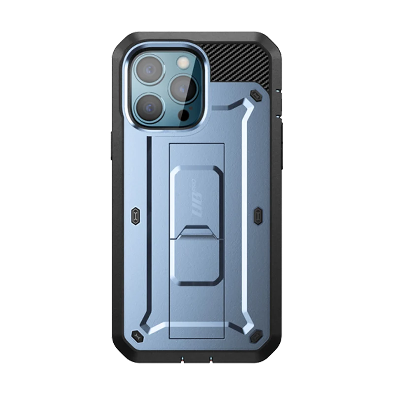 iPhone 13 Pro 6.1 inch Unicorn Beetle Pro Rugged Case(open box)-Metallic Blue