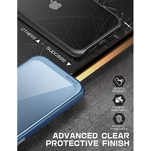 iPhone 13 Pro 6.1 inch Unicorn Beetle Style Slim Clear Case-Blue - Image 6