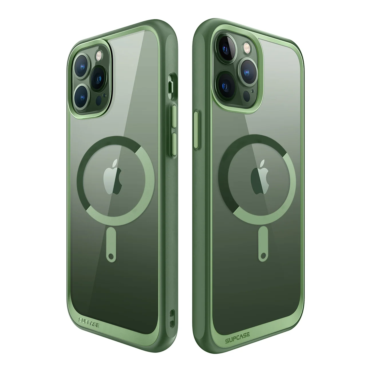 iPhone 13 Pro Max 6.7 inch Unicorn Beetle MAG Slim Clear MagSafe Case-Green - Image 11