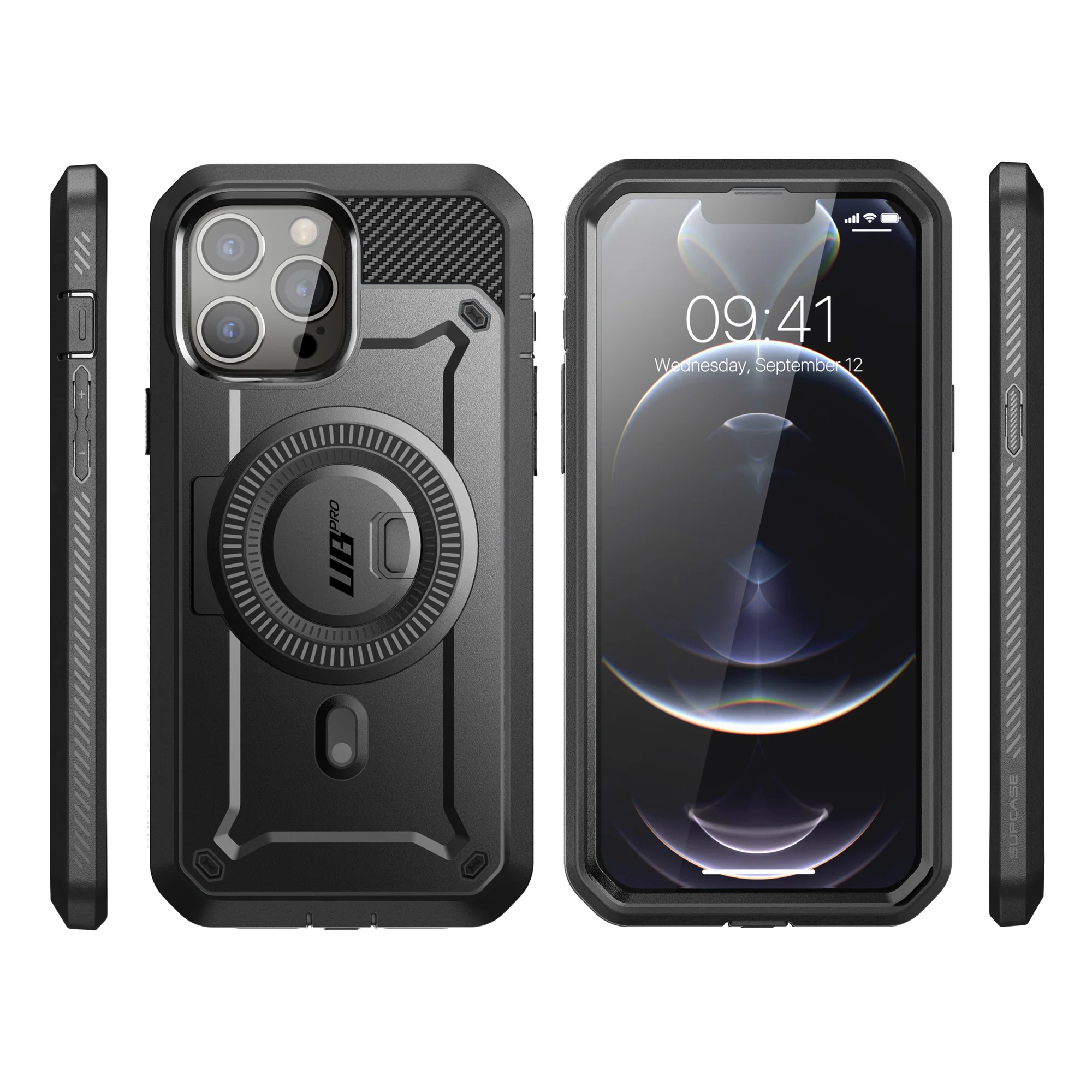 iPhone 13 Pro Max 6.7 inch Unicorn Beetle PRO MAG Rugged MagSafe Case-Gun Metal - Image 4