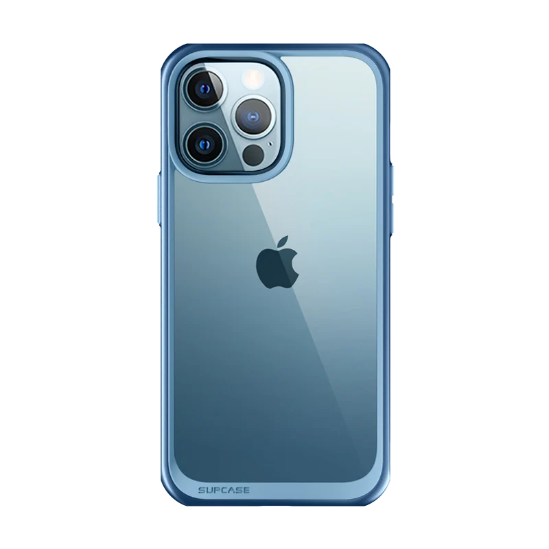 iPhone 13 Pro Max 6.7 inch Unicorn Beetle Style Slim Clear Case-Blue - Image 9
