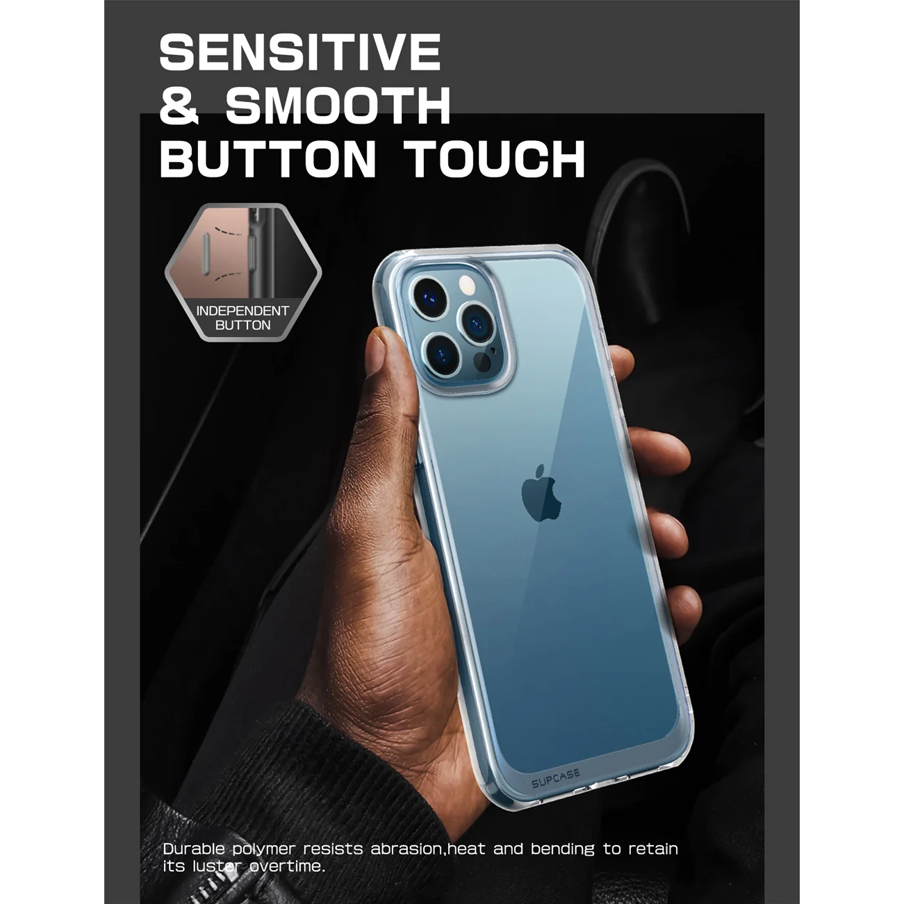 iPhone 13 Pro Max 6.7 inch Unicorn Beetle Style Slim Clear Case-Clear - Image 8