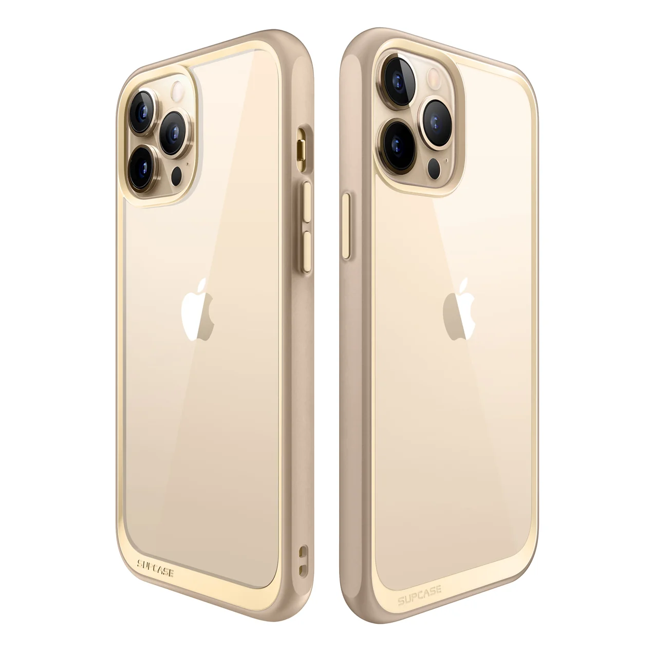 iPhone 13 Pro Max 6.7 inch Unicorn Beetle Style Slim Clear Case-Tan - Image 9
