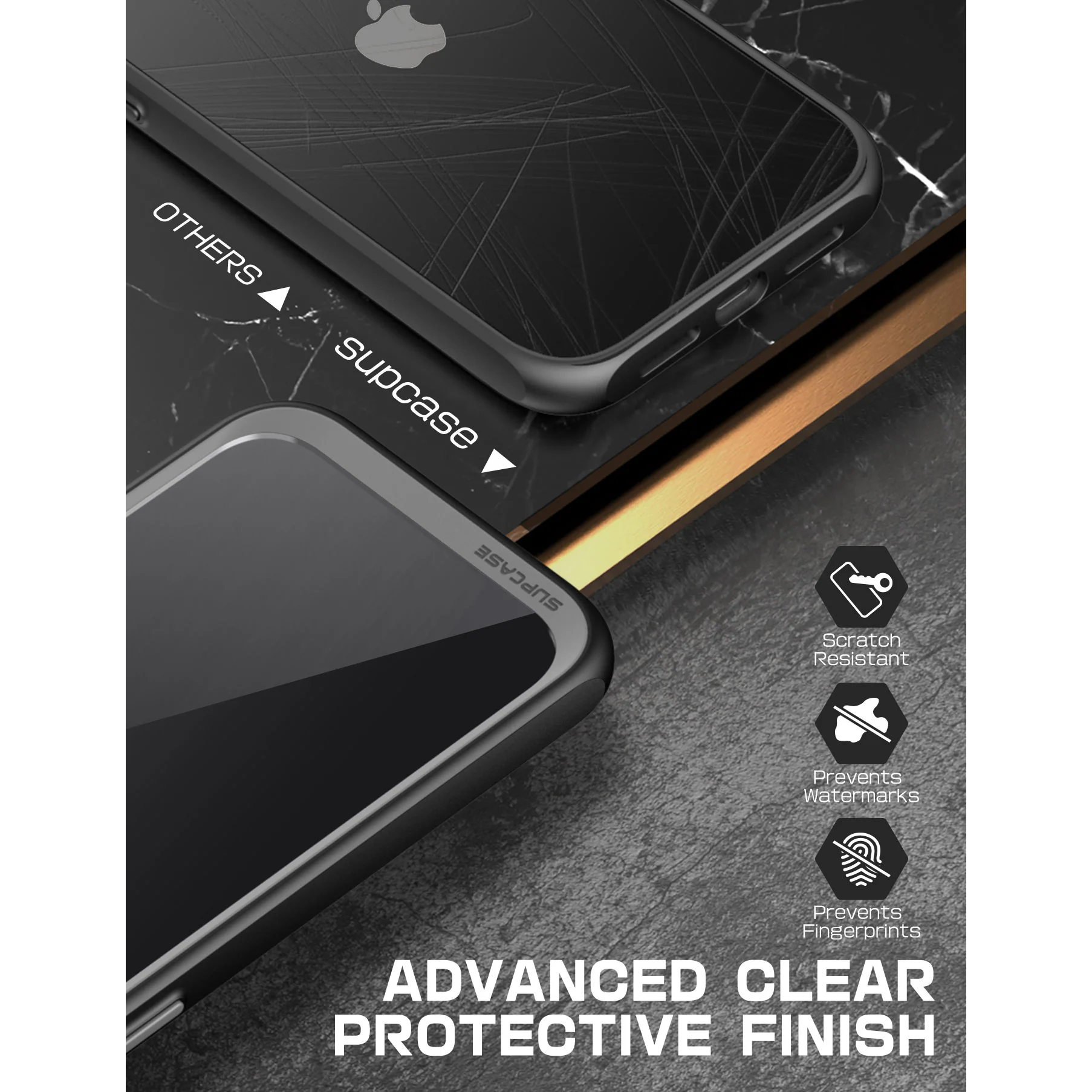 iPhone 14 Plus 6.7 inch Unicorn Beetle Style Slim Clear Case-Black - Image 6