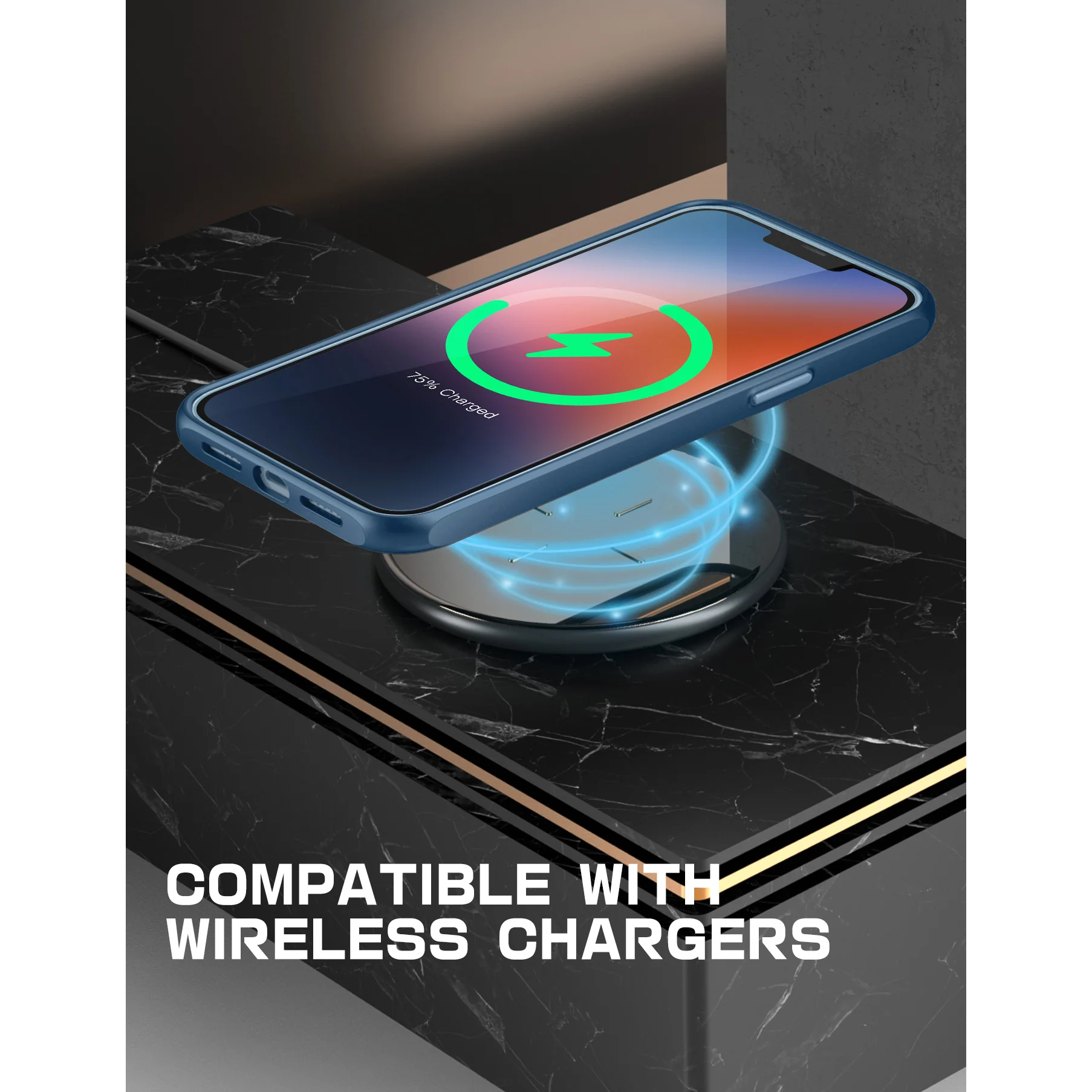 iPhone 14 Plus 6.7 inch Unicorn Beetle MAG Slim Clear MagSafe Case-Blue - Image 8