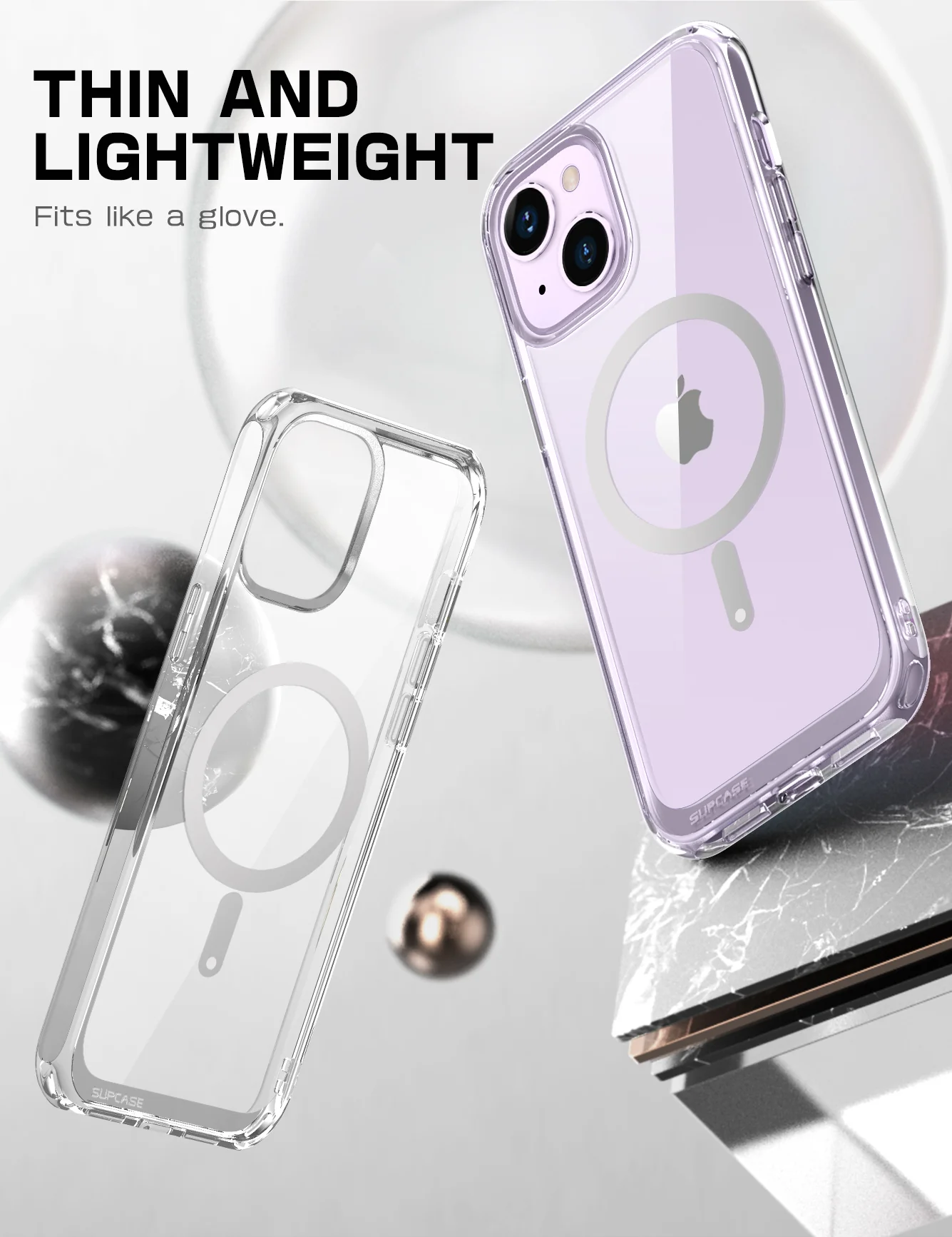 iPhone 14 Plus 6.7 inch Unicorn Beetle MAG Slim Clear MagSafe Case-Clear - Image 4