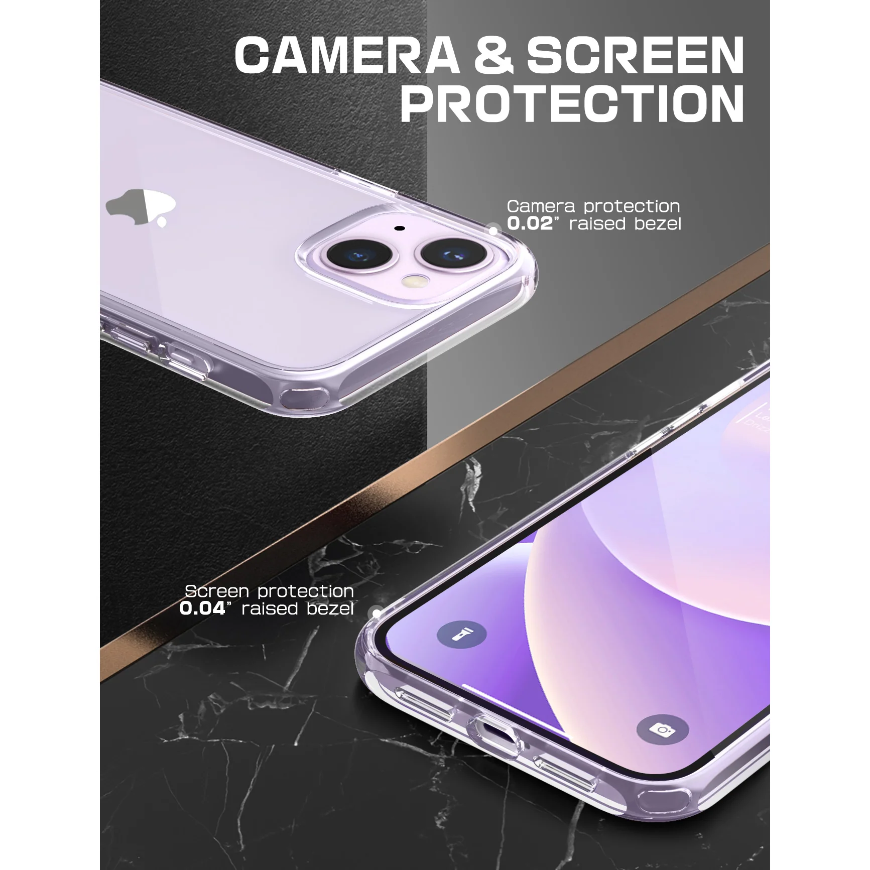 iPhone 14 Plus 6.7 inch Unicorn Beetle Style Slim Clear Case-Clear - Image 4